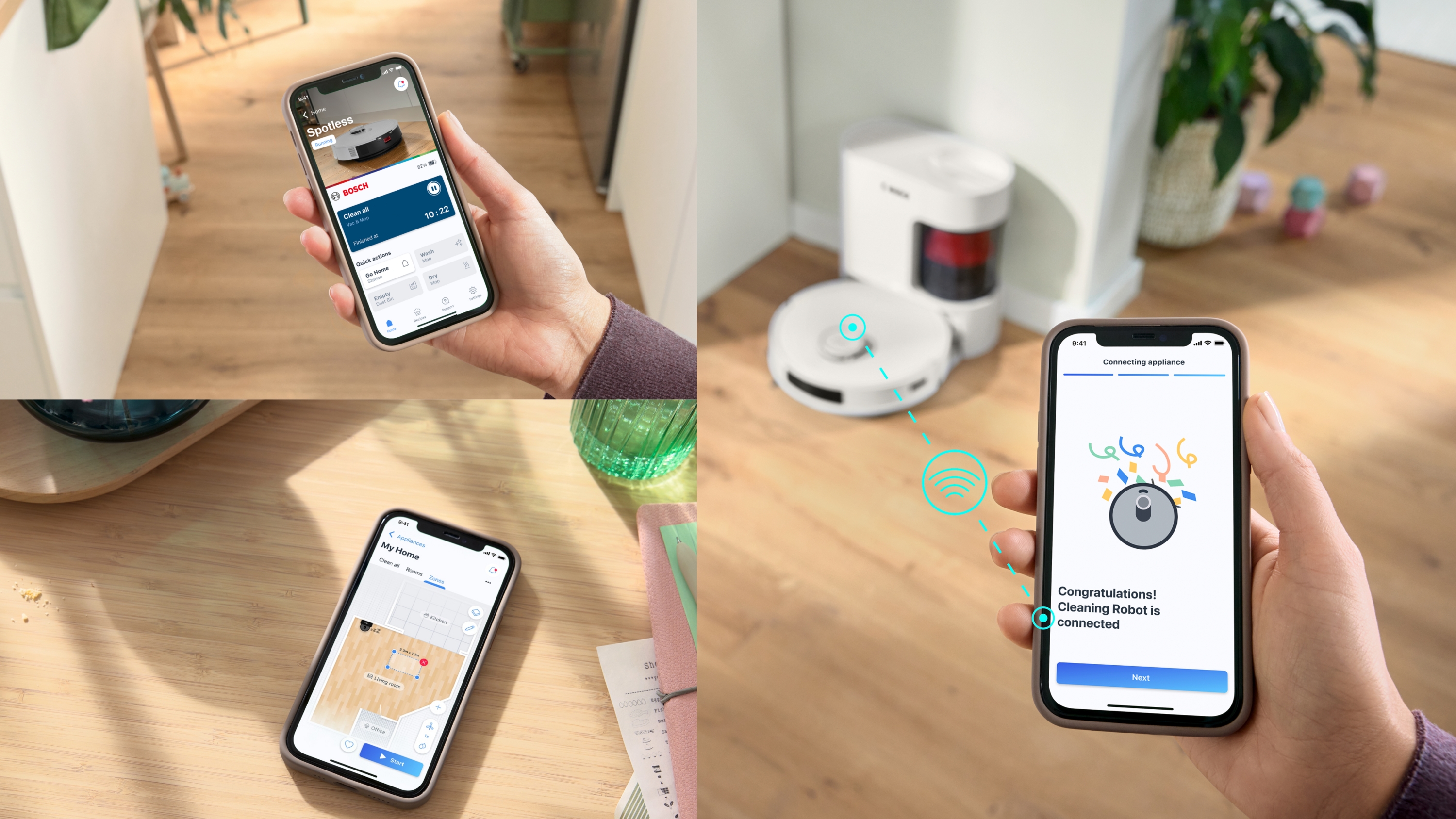 Robotski usisivač, Spotless +, BCRD1W