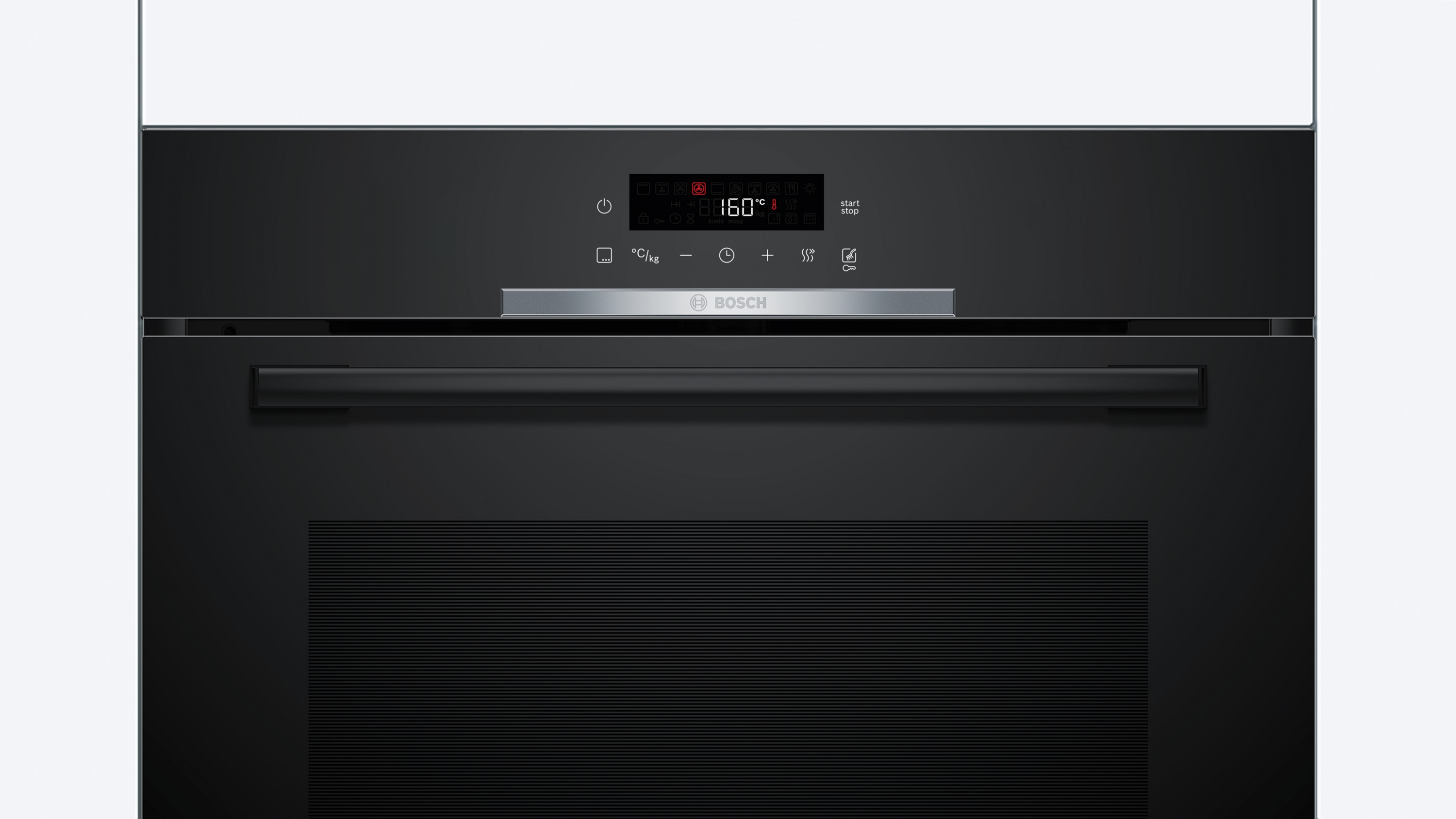 Series 4, Built-in oven, 60 x 60 cm, Black, HBA372EB4