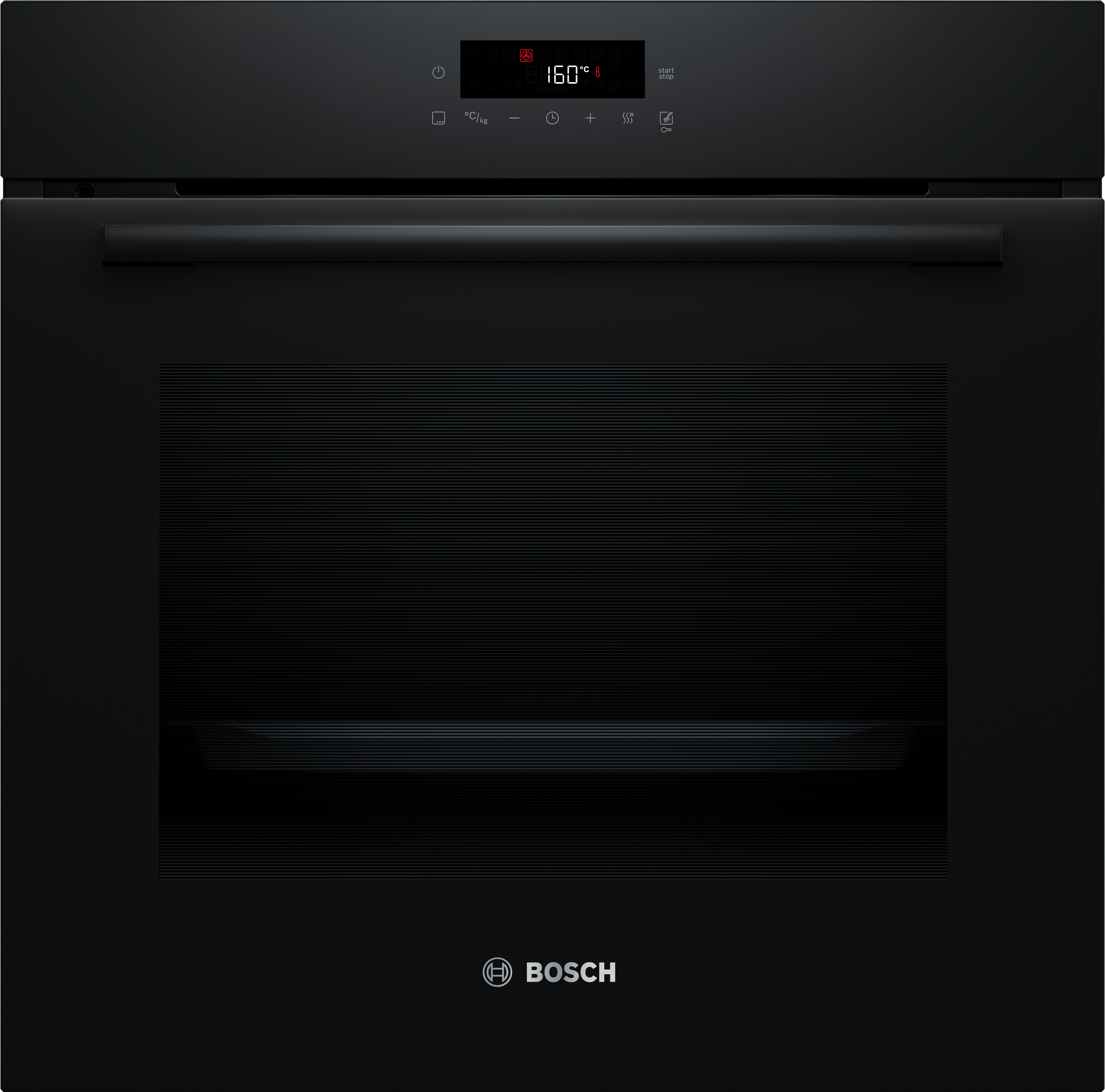 Series 2, Built-in oven, 60 x 60 cm, Black, HBA571BB4