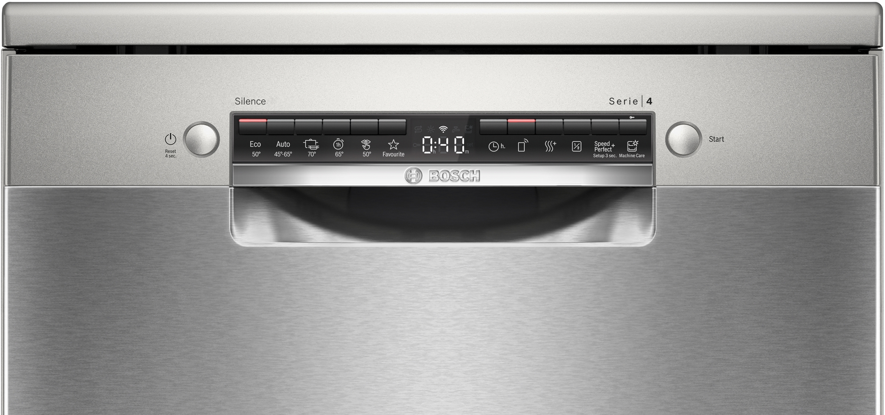Samostojeća mašina za sudove Serija 4 60 cm anti-fingerprint SMS4HVI14E