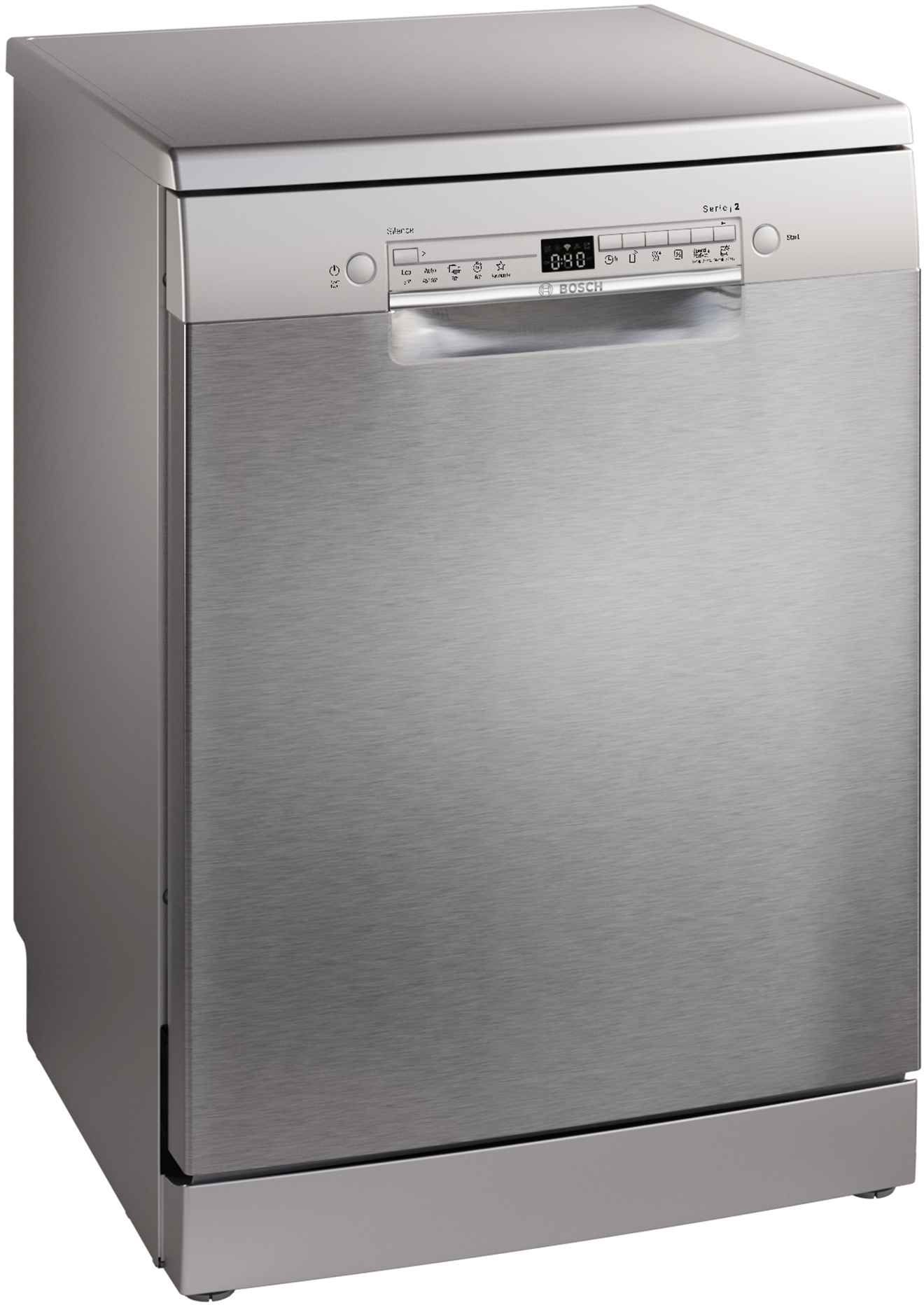 Series 2, free-standing dishwasher, 60 cm, Brushed steel anti-fingerprint, SMS2HVI06E