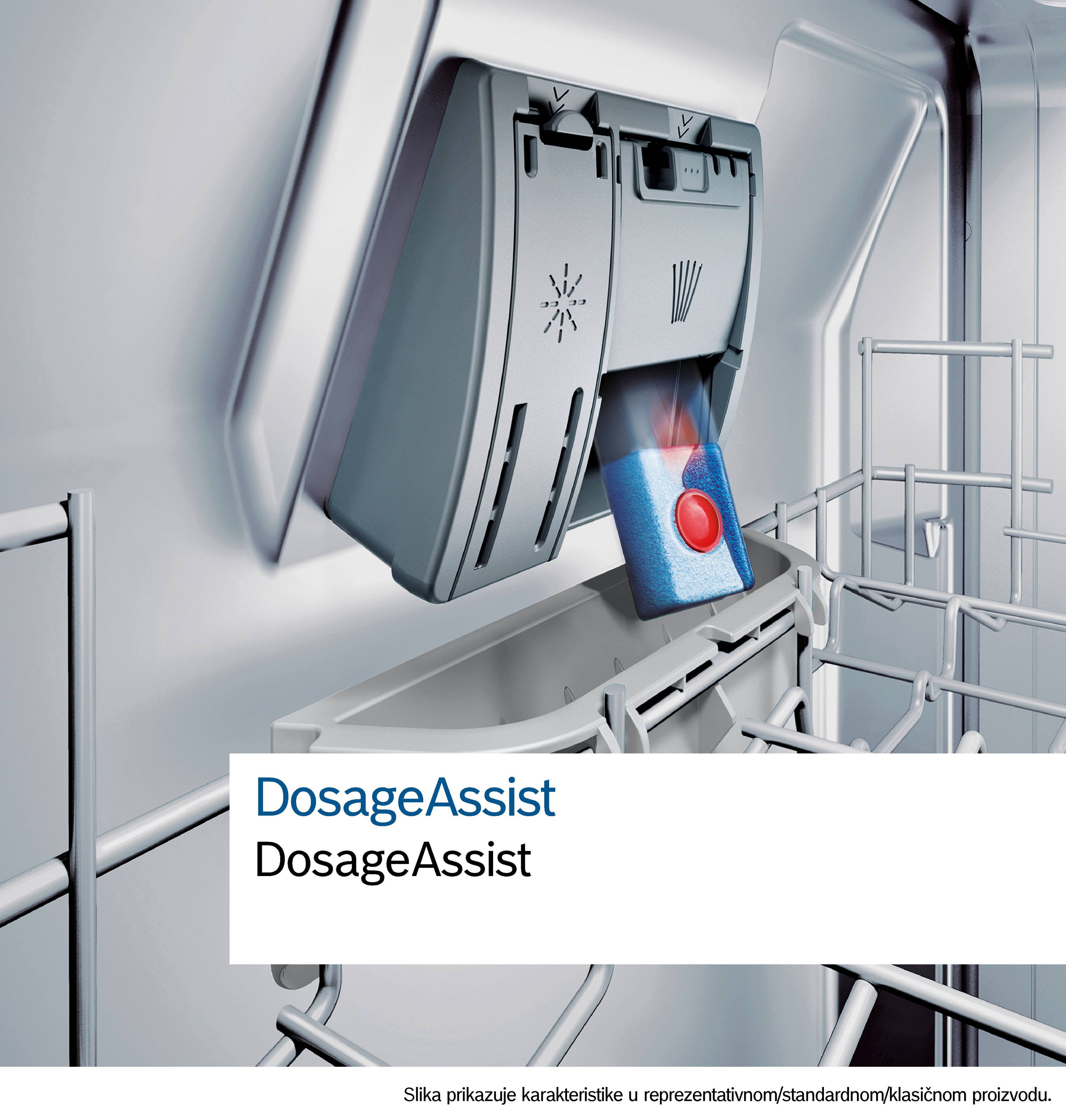 Ugradna mašina za sudove 45 cm Serija 4 SPS4HMI13E hromirana protiv otisaka prstiju