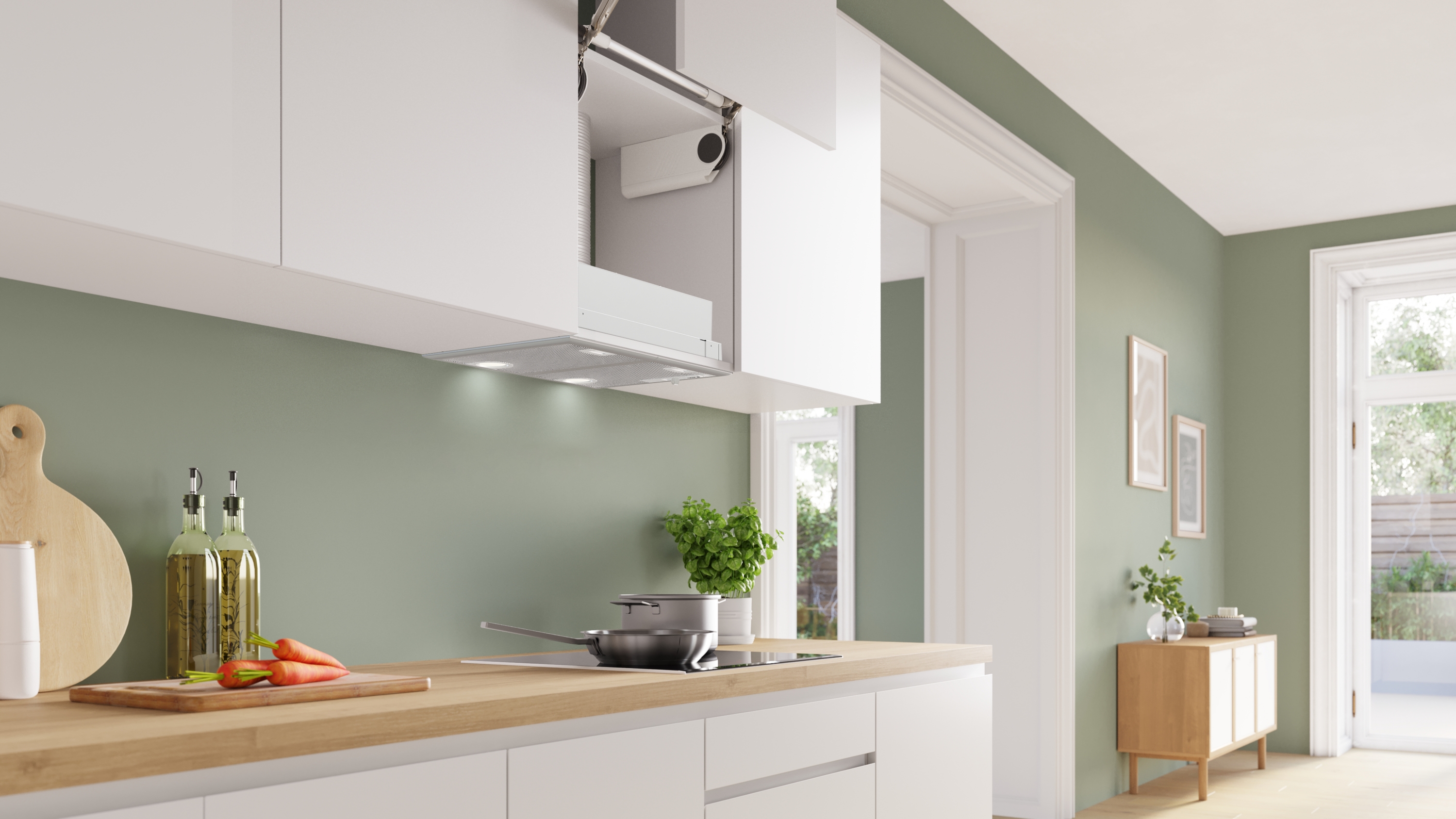 Serija 4, Kuhinjski aspirator, 53 cm, Srebrna metalik, DHL555BM