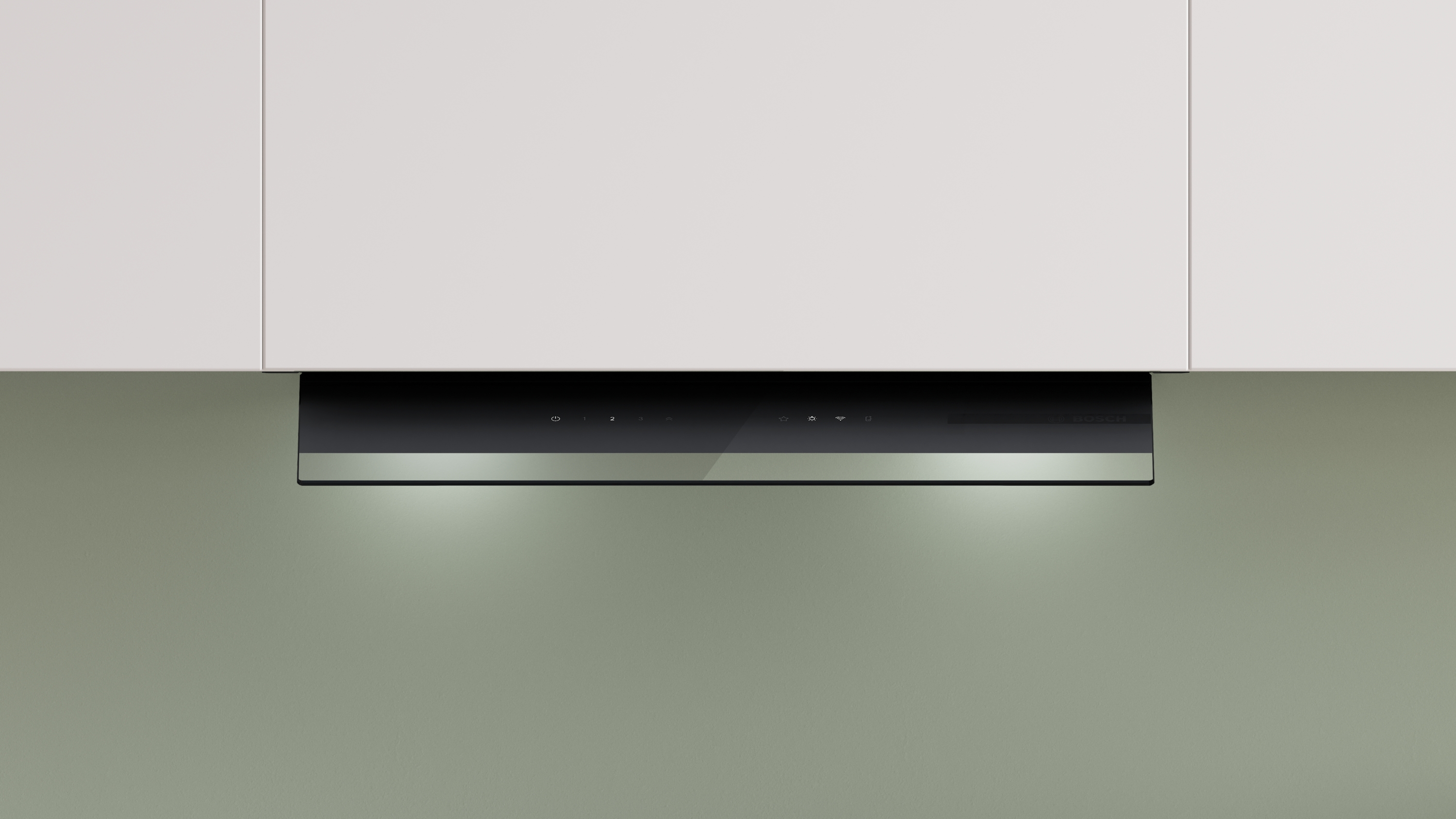 Serija 6, Ugradni aspirator, 60 cm, Crno štampano staklo, Plavo crna, DBB67DP60