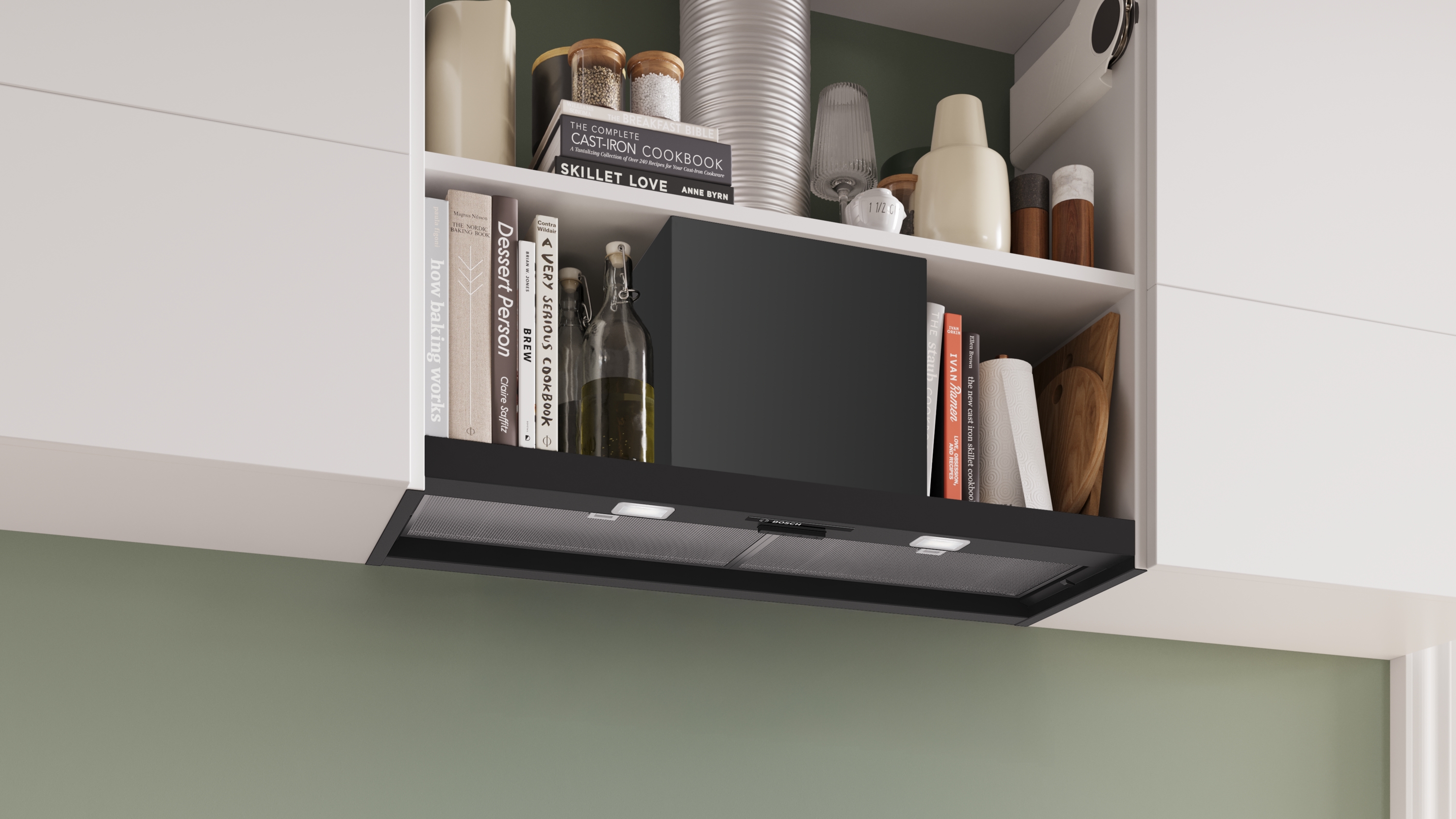 Serija 2, Ugradni aspirator, 90 cm, Plavo crna, DBB93BC60