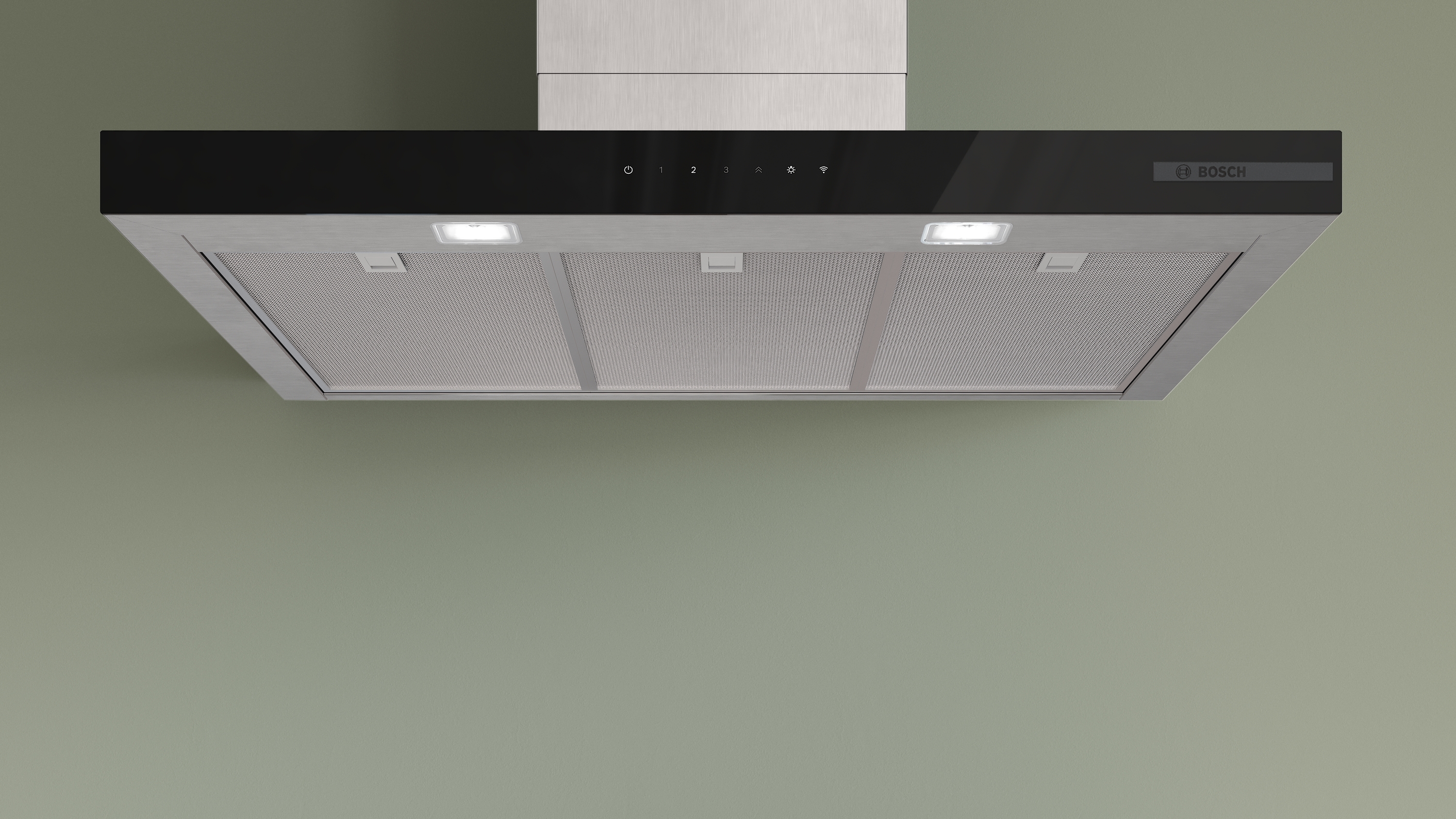 Serija 6, Zidni aspirator, 90 cm, Izgled nerđajućeg čelika, DWB97DN30