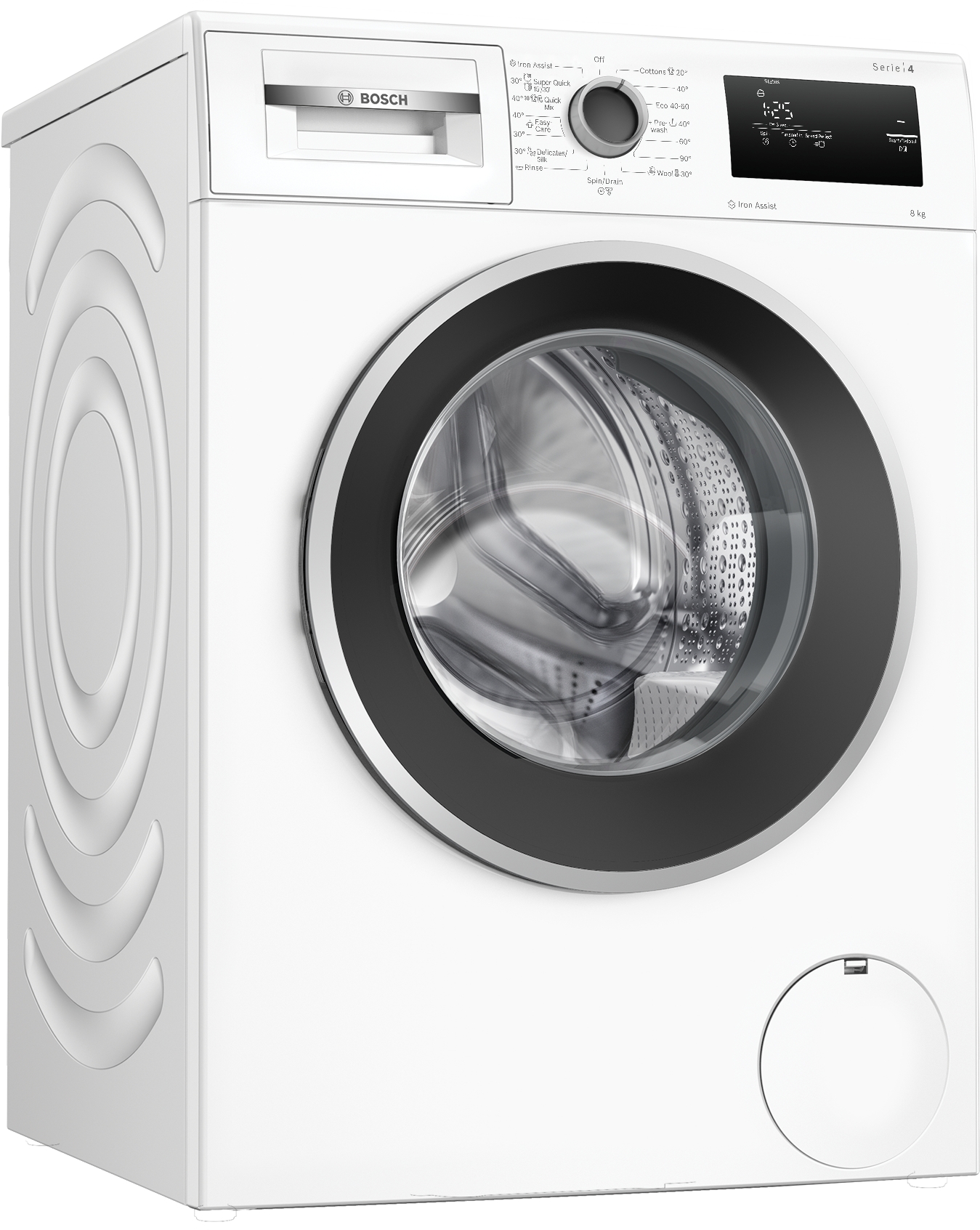 Series 4, washing machine, frontloader fullsize, 8 kg, 1400 rpm, WAN2806NBY