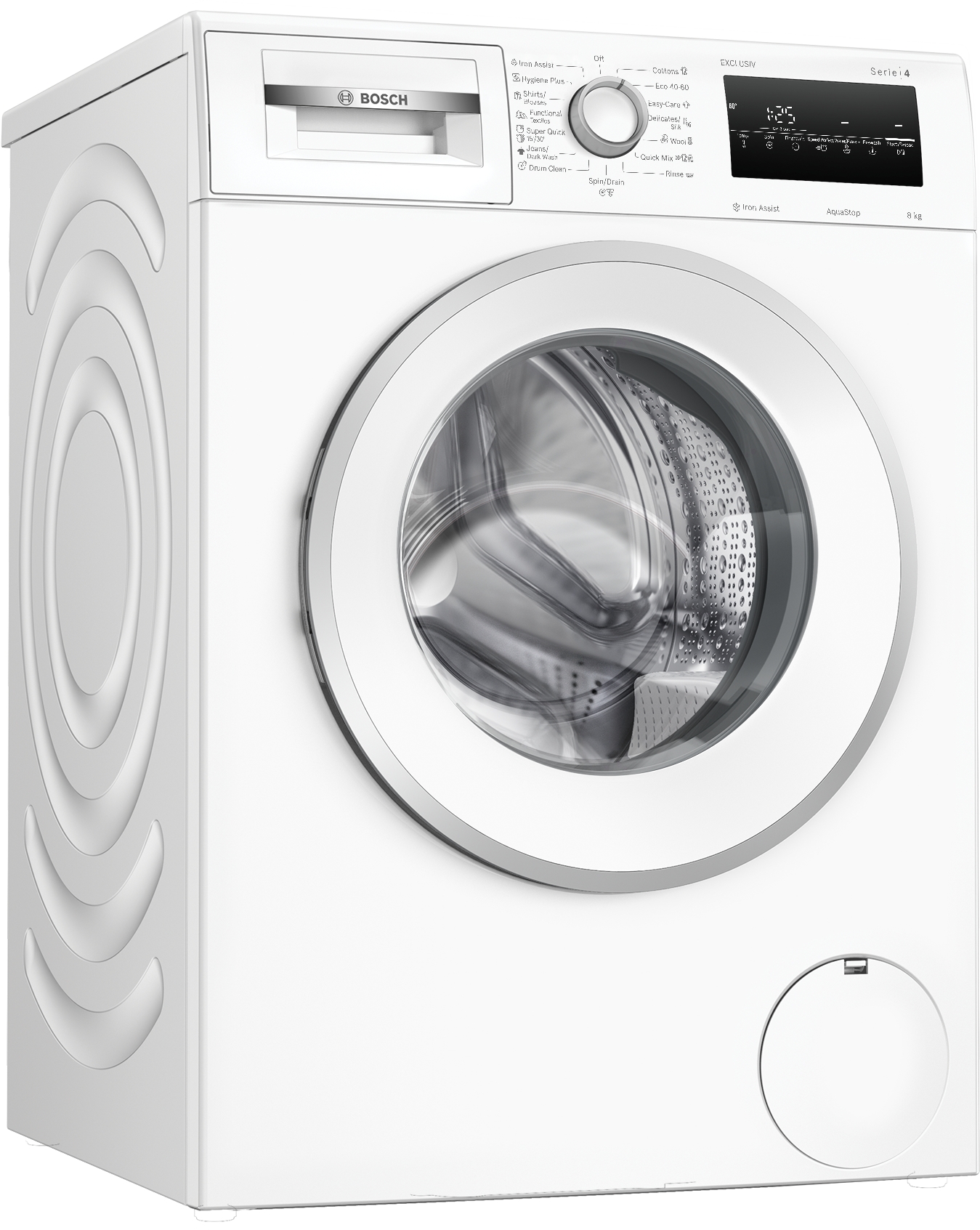 Series 4, washing machine, frontloader fullsize, 8 kg, 1400 rpm, WAN2829NBY