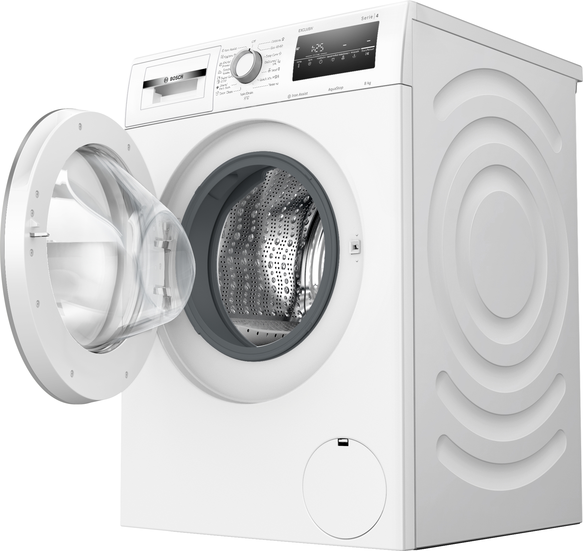 Series 4, washing machine, frontloader fullsize, 8 kg, 1400 rpm, WAN2829NBY