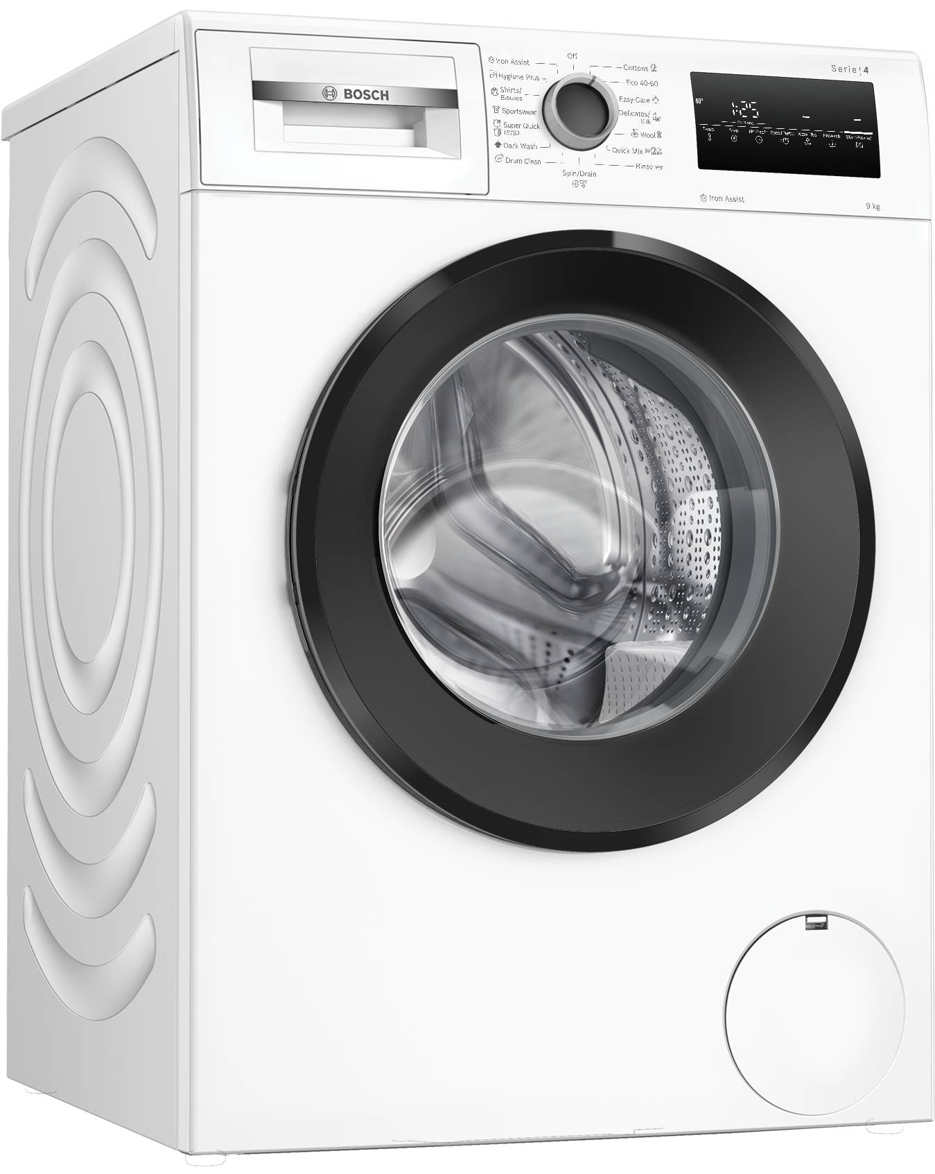 Series 4, washing machine, frontloader fullsize, 9 kg, 1400 rpm, WAN2826BBY