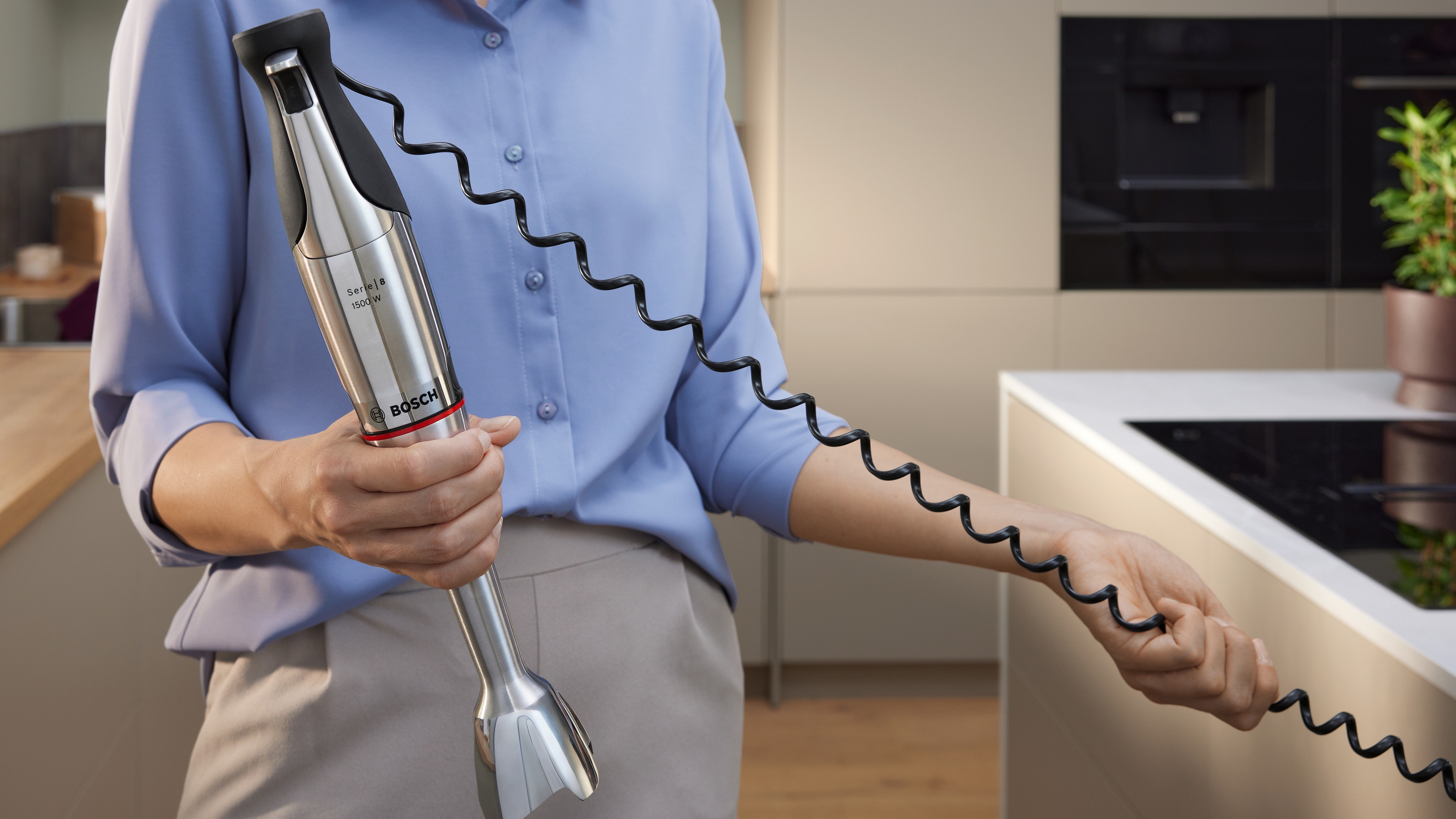 Series 8, Hand blender, ErgoMaster, 1500 W, Stainless steel, MSM8M934