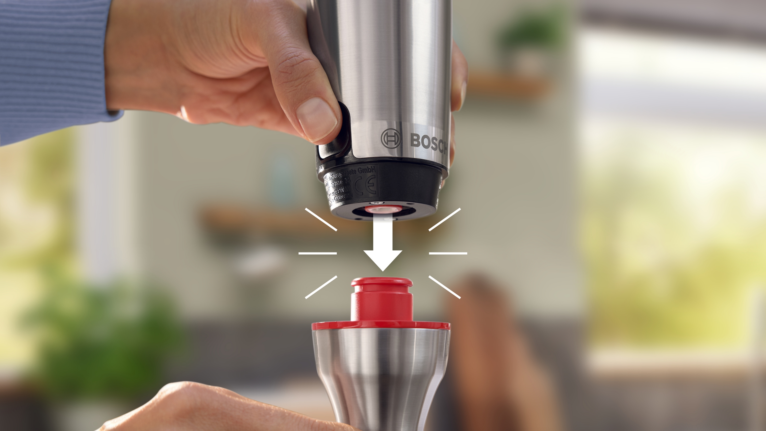 Series 8, Hand blender, ErgoMaster, 1500 W, Stainless steel, MSM8M934