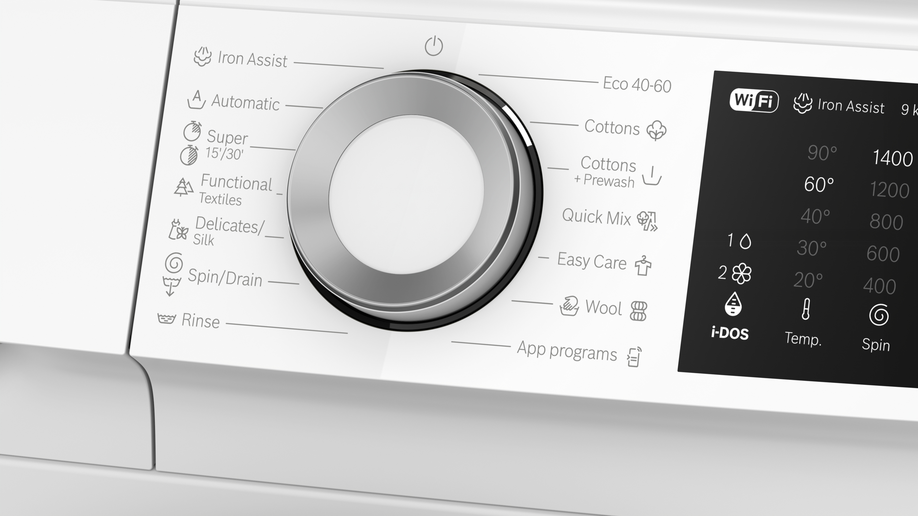 Serija 6, Mašina za pranje veša, punjenje spreda, 9 kg, max. 1400 obrtaja u minuti, WGJ244A1BY