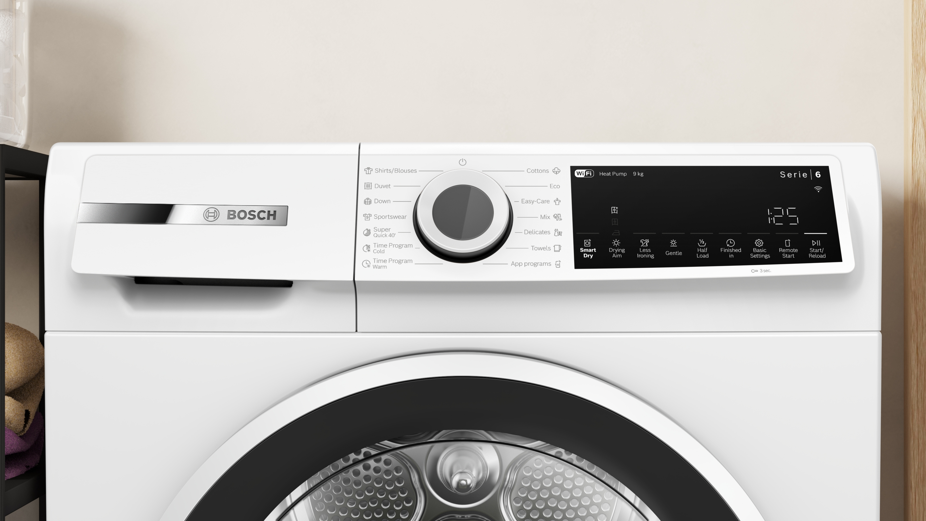 Serija 6, Mašina za sušenje veša sa toplotnom pumpom, 9 kg, WQJ24200BY