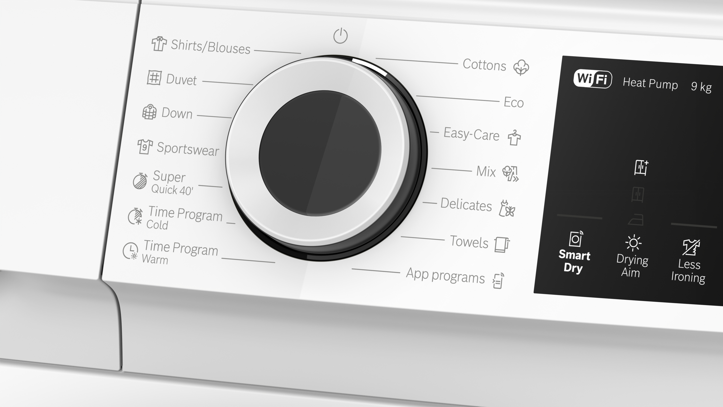 Serija 6, Mašina za sušenje veša sa toplotnom pumpom, 9 kg, WQJ24200BY