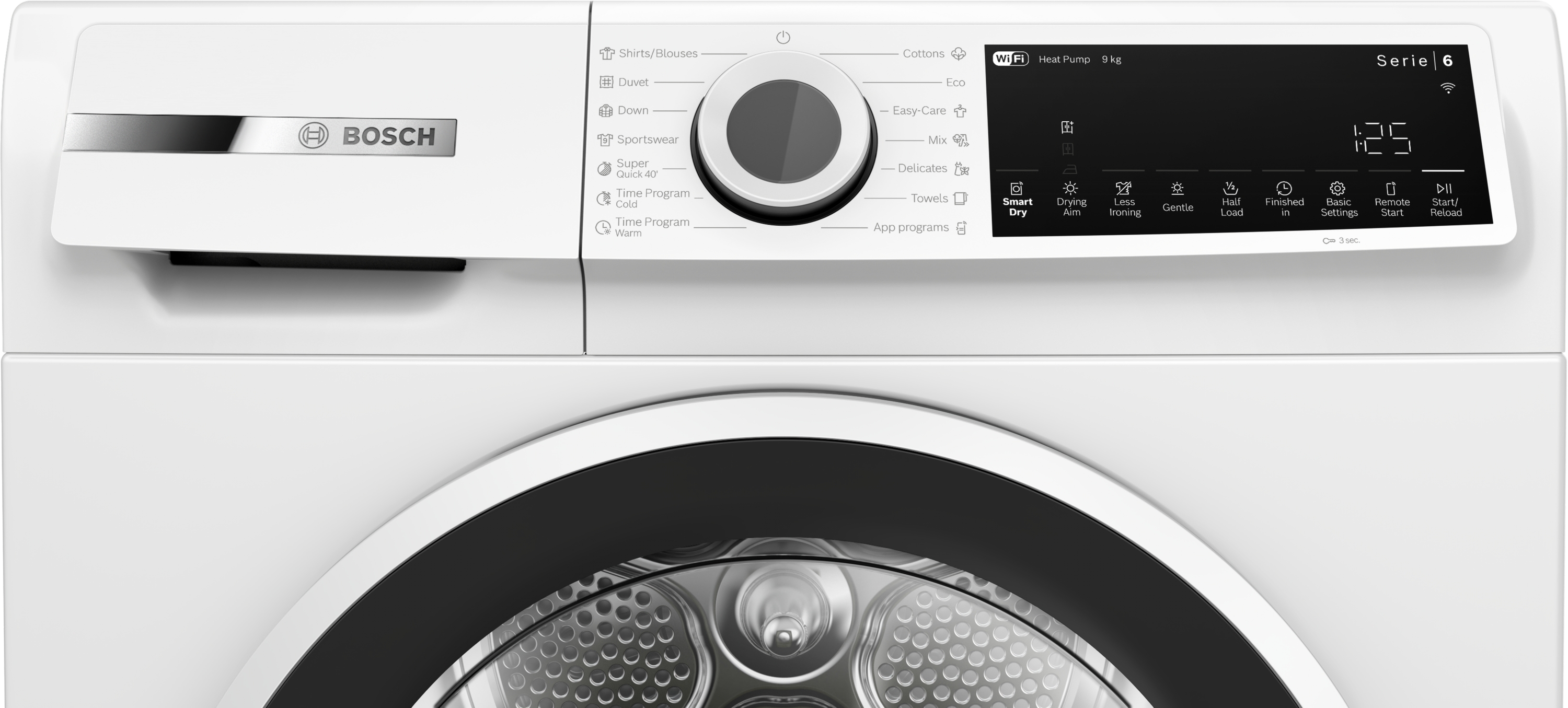 Serija 6, Mašina za sušenje veša sa toplotnom pumpom, 9 kg, WQJ24200BY
