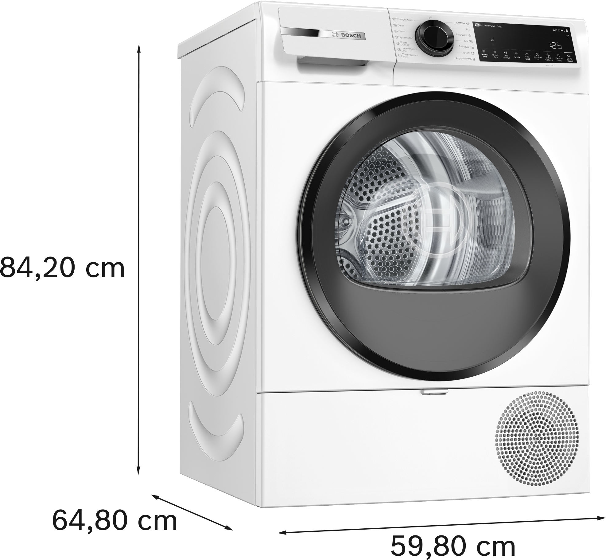 Serija 6, Mašina za sušenje veša sa toplotnom pumpom, 9 kg, WQJ24201BY