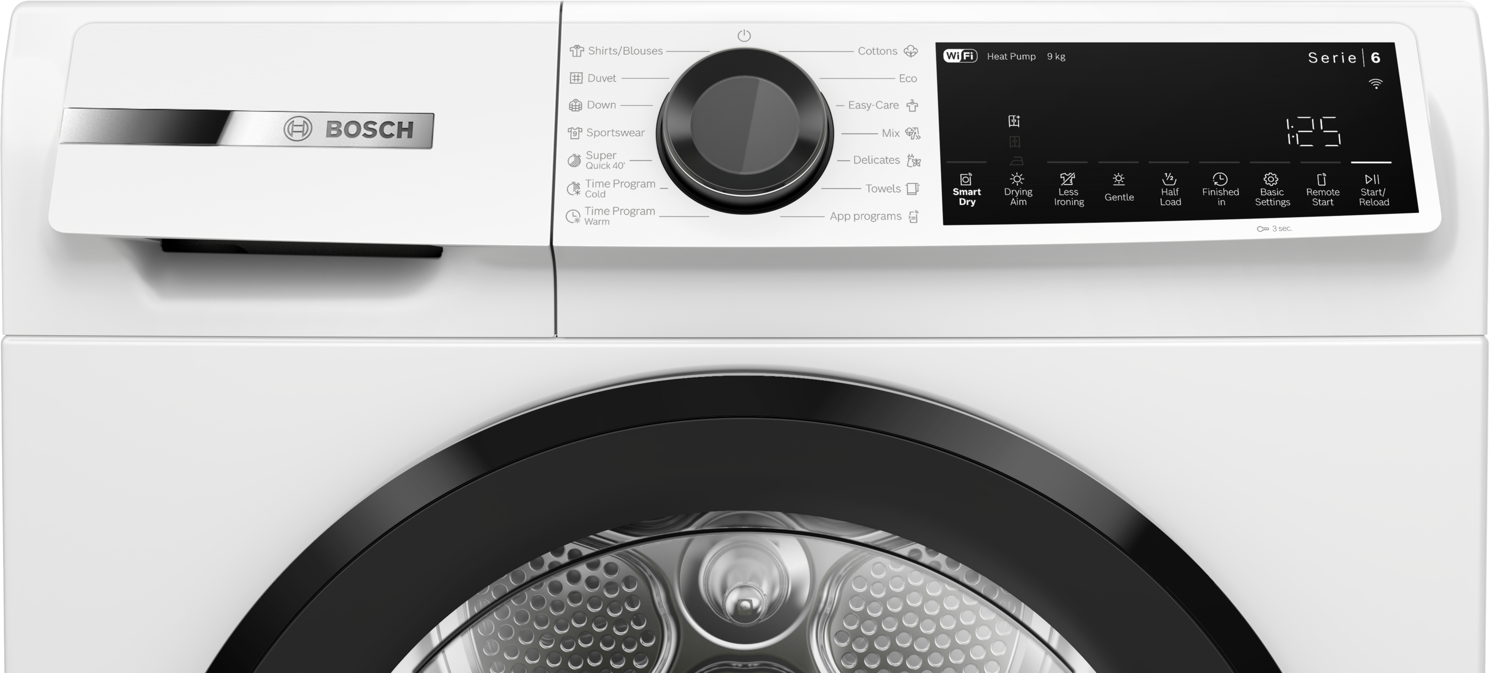 Serija 6, Mašina za sušenje veša sa toplotnom pumpom, 9 kg, WQJ24201BY