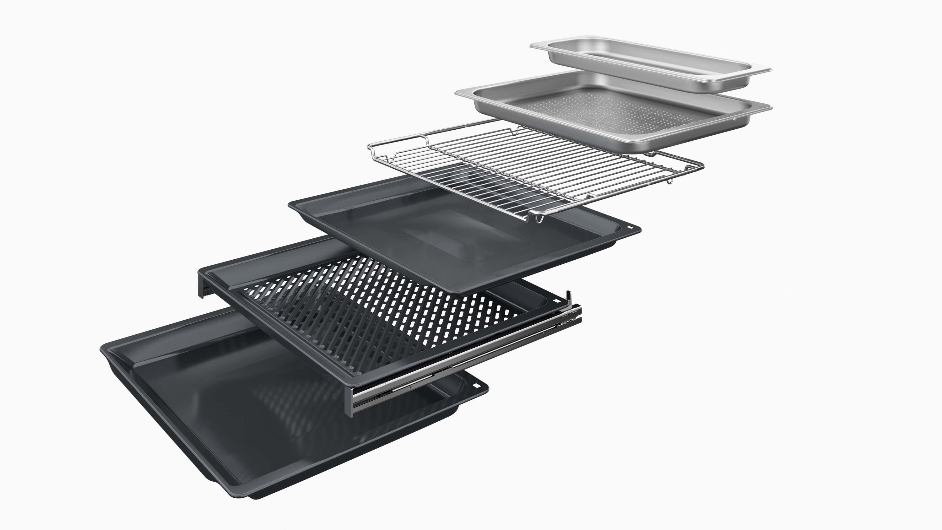 Series 8, Built-in oven with steam function, 60 x 60 cm, Matt Black, HSG938EM1