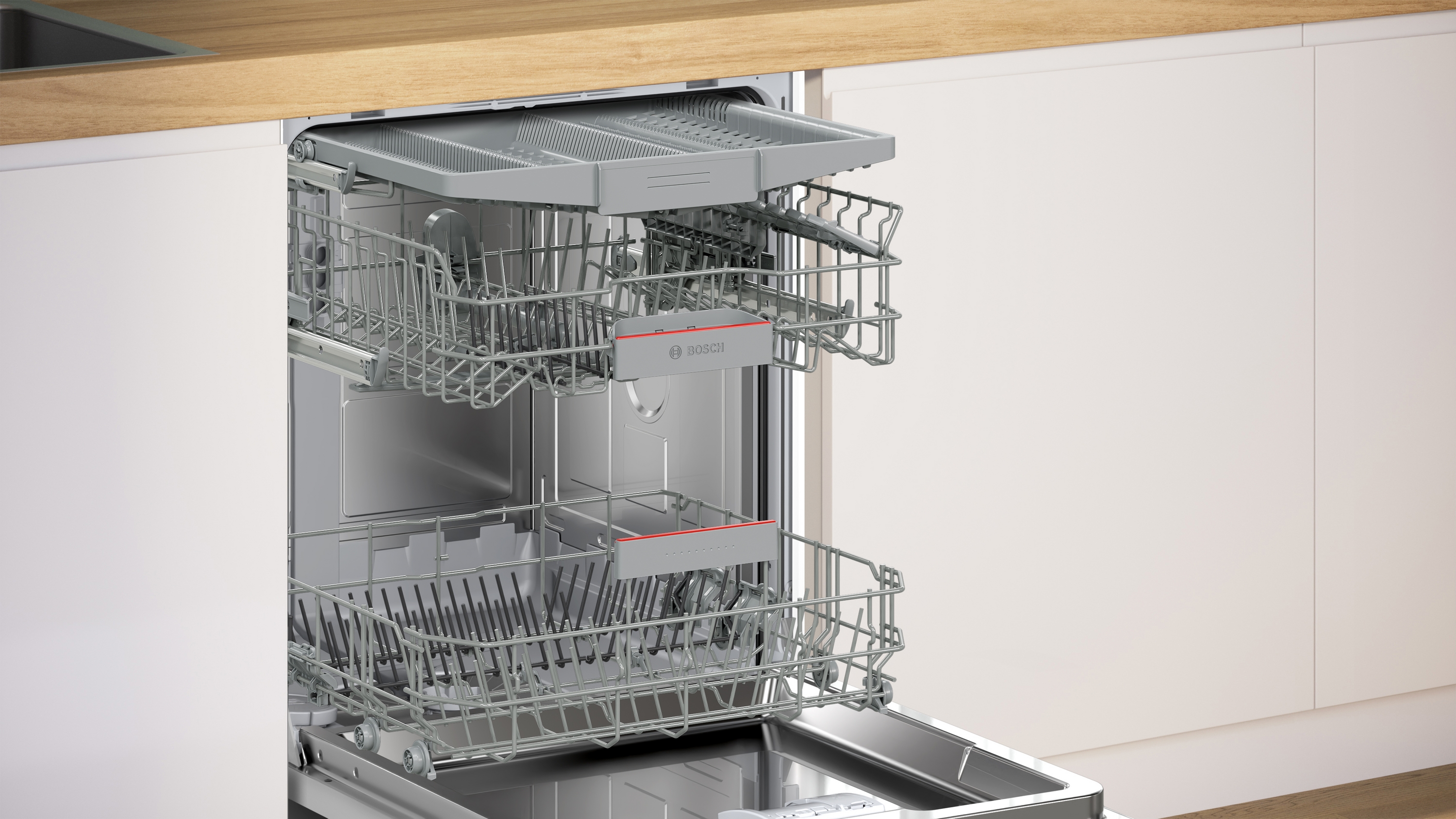 Series 4, fully-integrated dishwasher, 60 cm, Variable hinge for special installation situations, SMH4HVX14E