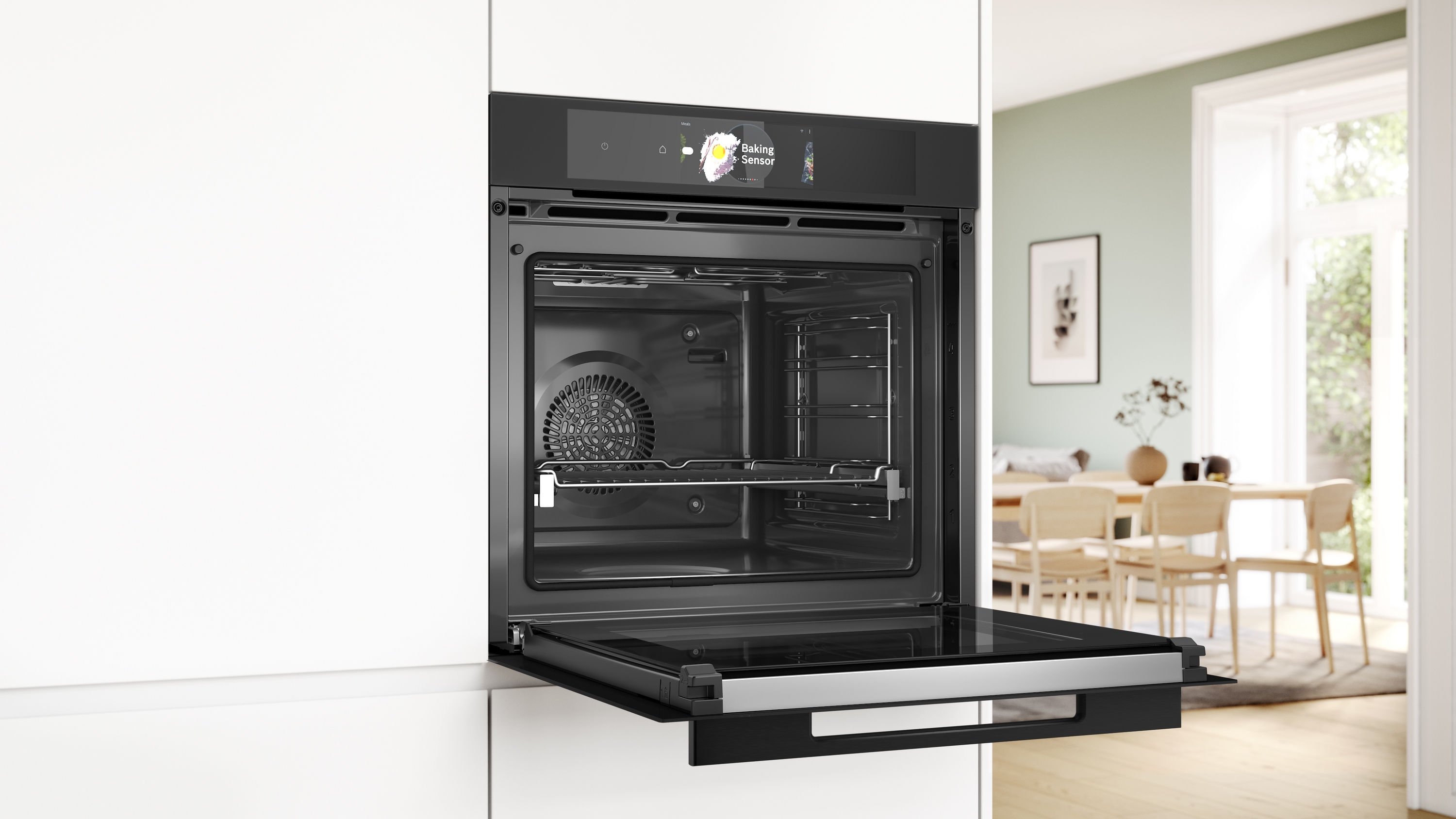 Series 8, Built-in oven, 60 x 60 cm, Matt Black, HBG978NM1