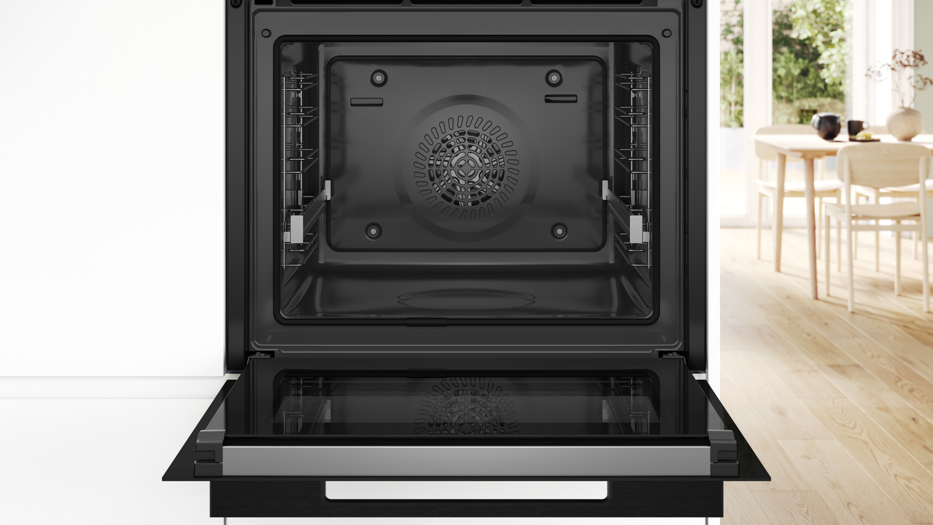 Series 8, Built-in oven, 60 x 60 cm, Matt Black, HBG974LM1