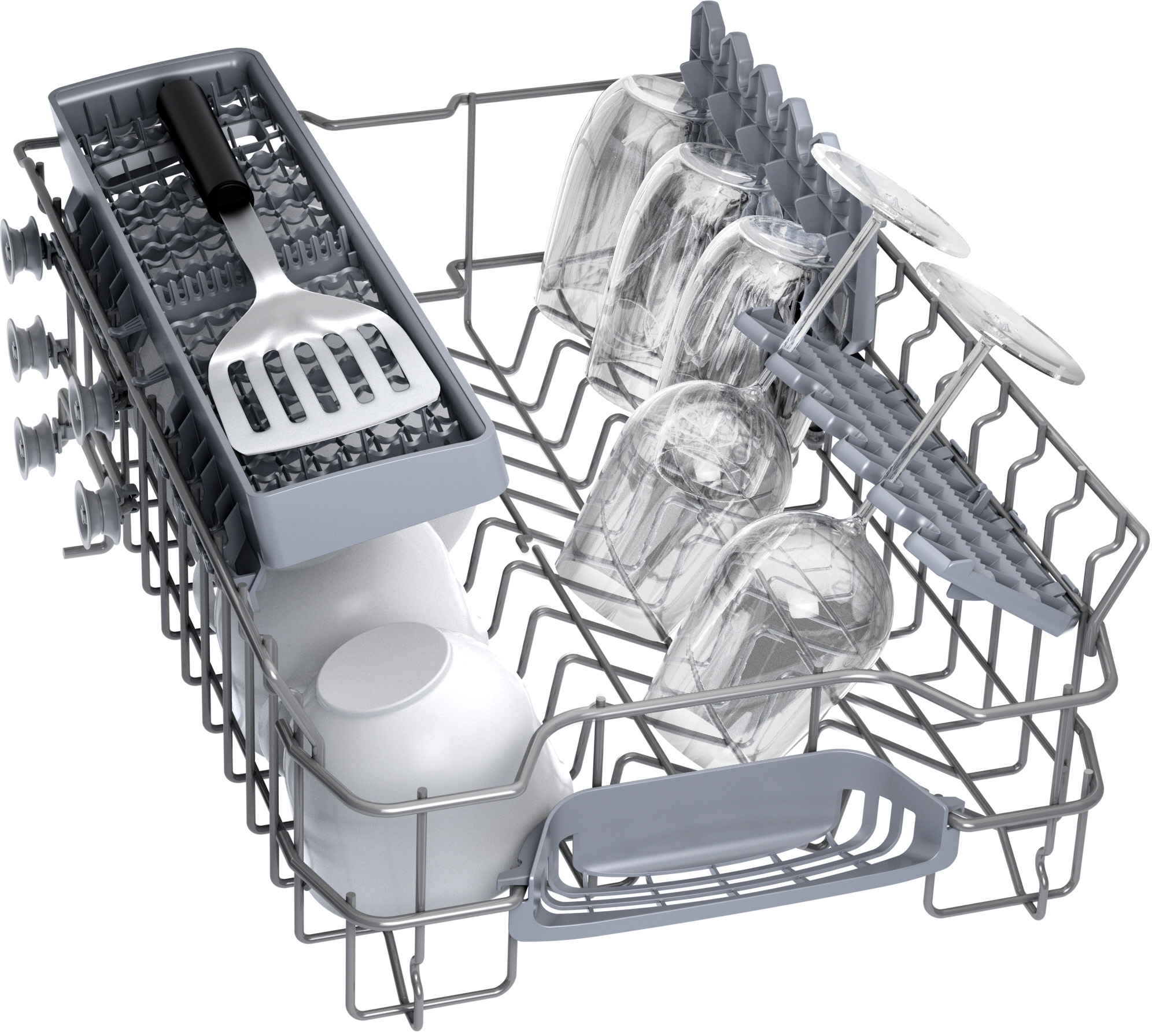 Series 2, free-standing dishwasher, 45 cm, Brushed steel anti-fingerprint, SPS2HKI02E