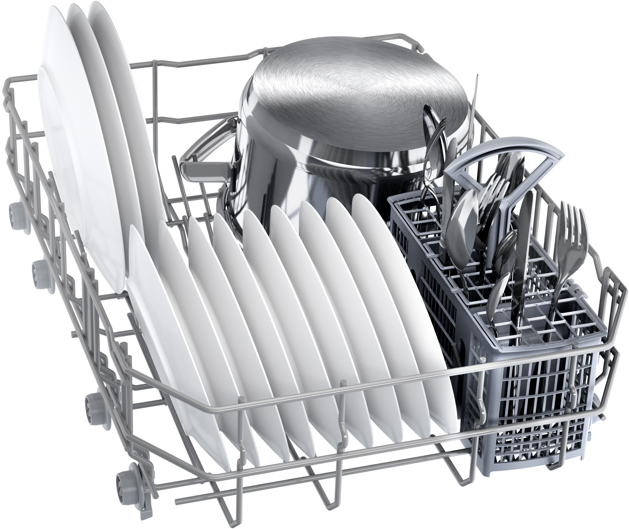 Series 2, free-standing dishwasher, 45 cm, Brushed steel anti-fingerprint, SPS2HKI02E
