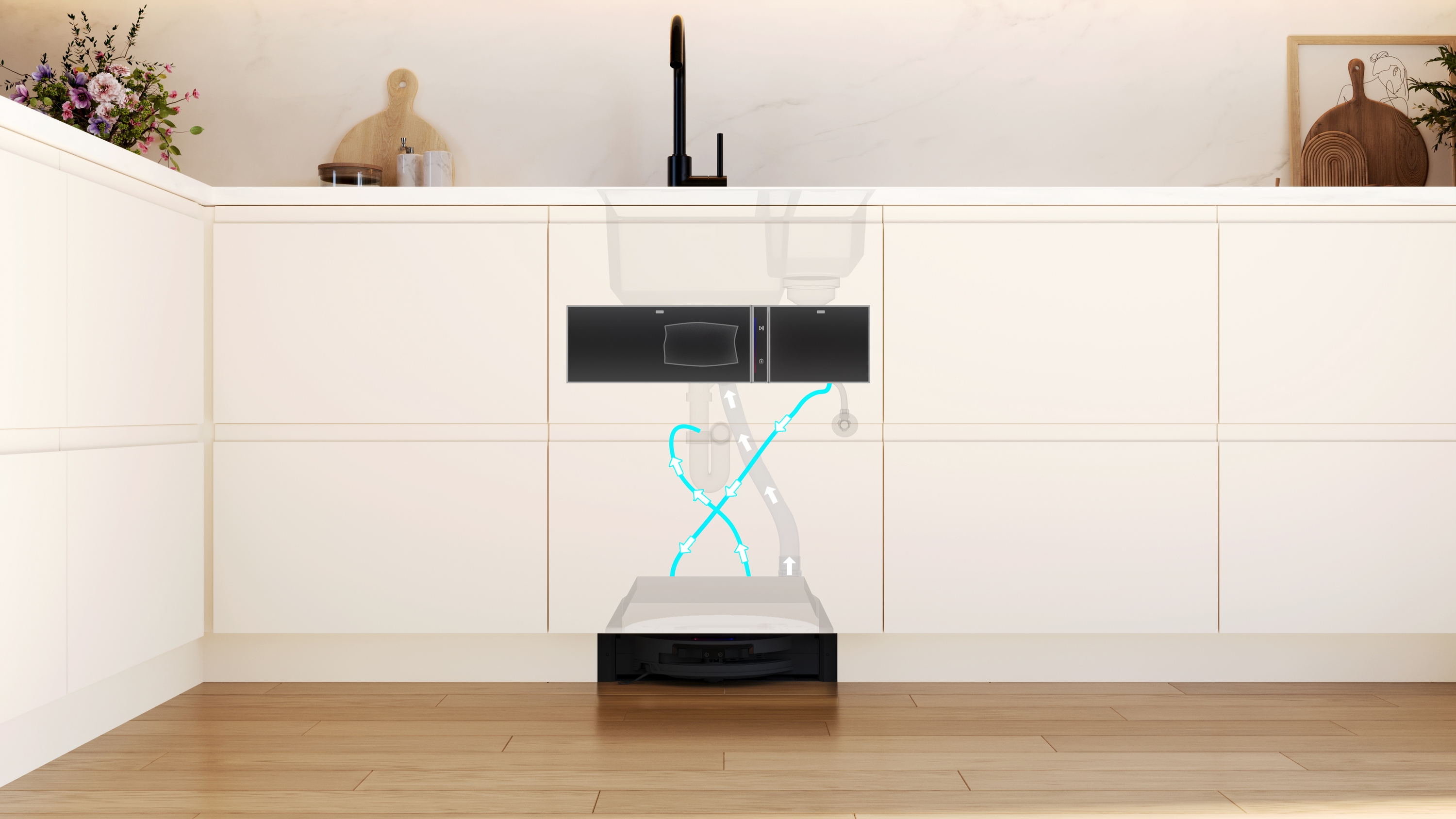 Ugradni robotski usisivač i mop BCRI3BX1