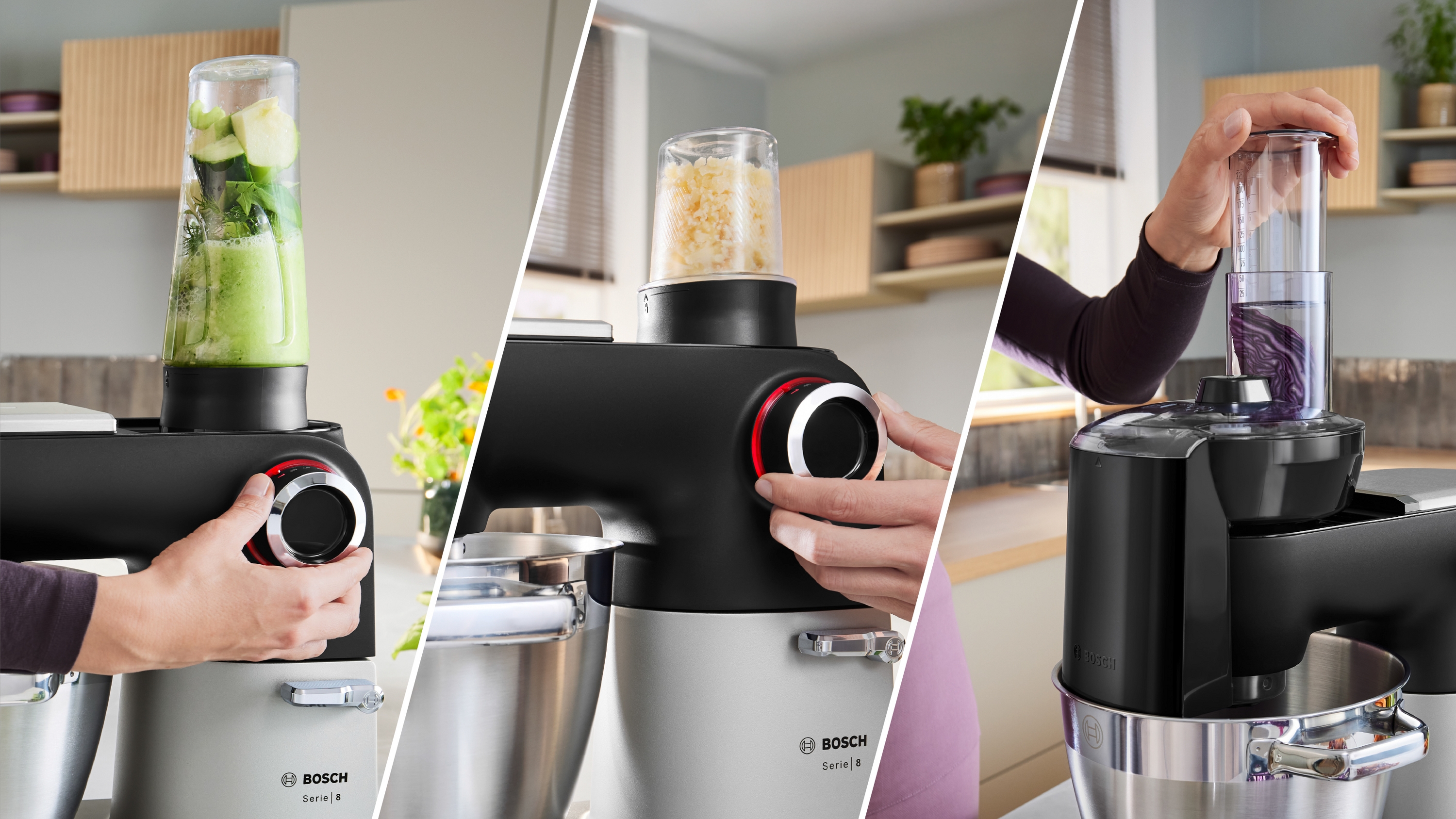 Kuhinjski robot sa integrisanom vagom Serija 8 MUMS8ZS22 1800 W Crna