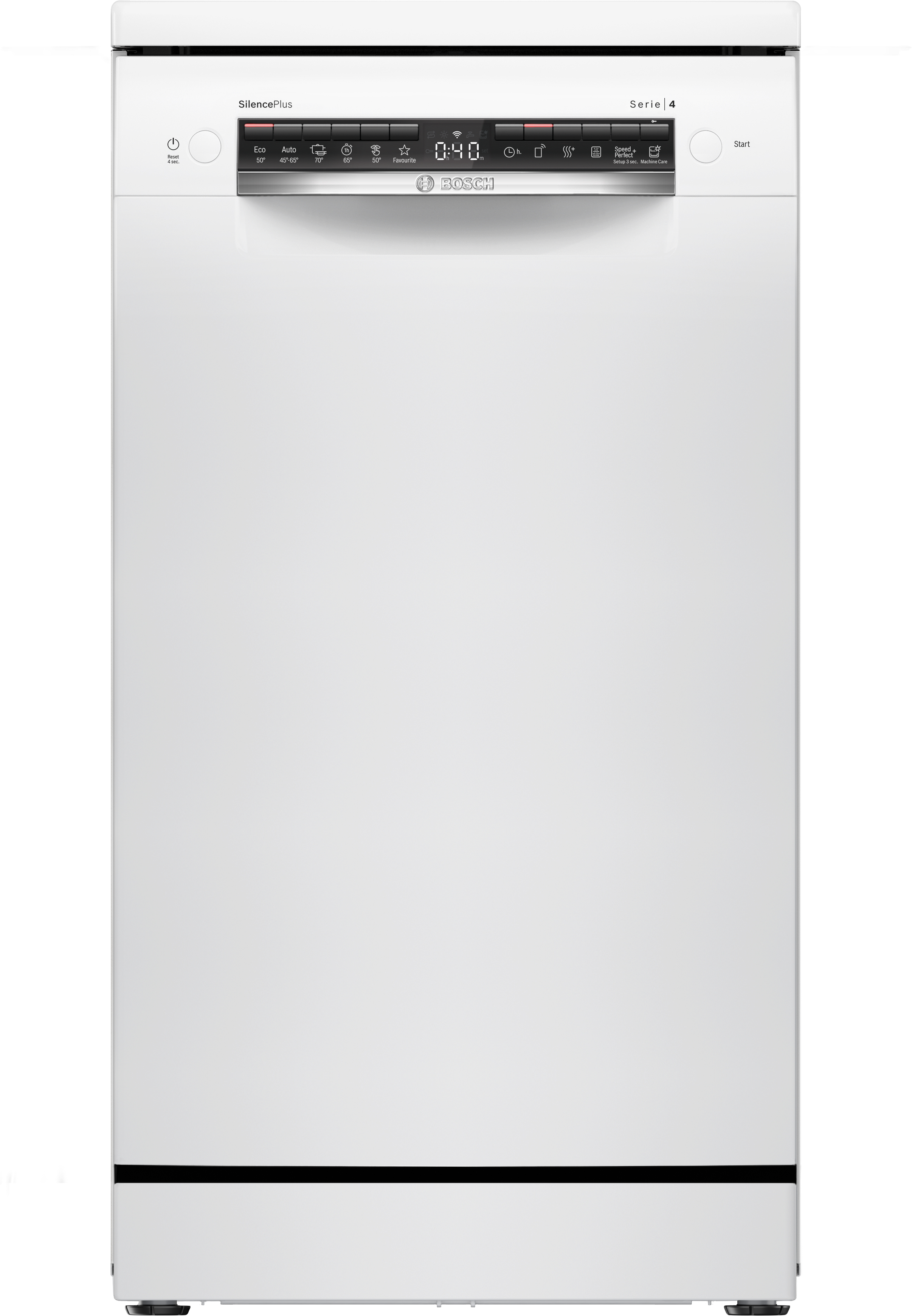 Series 4, free-standing dishwasher, 45 cm, White, SPS4HMW13E
