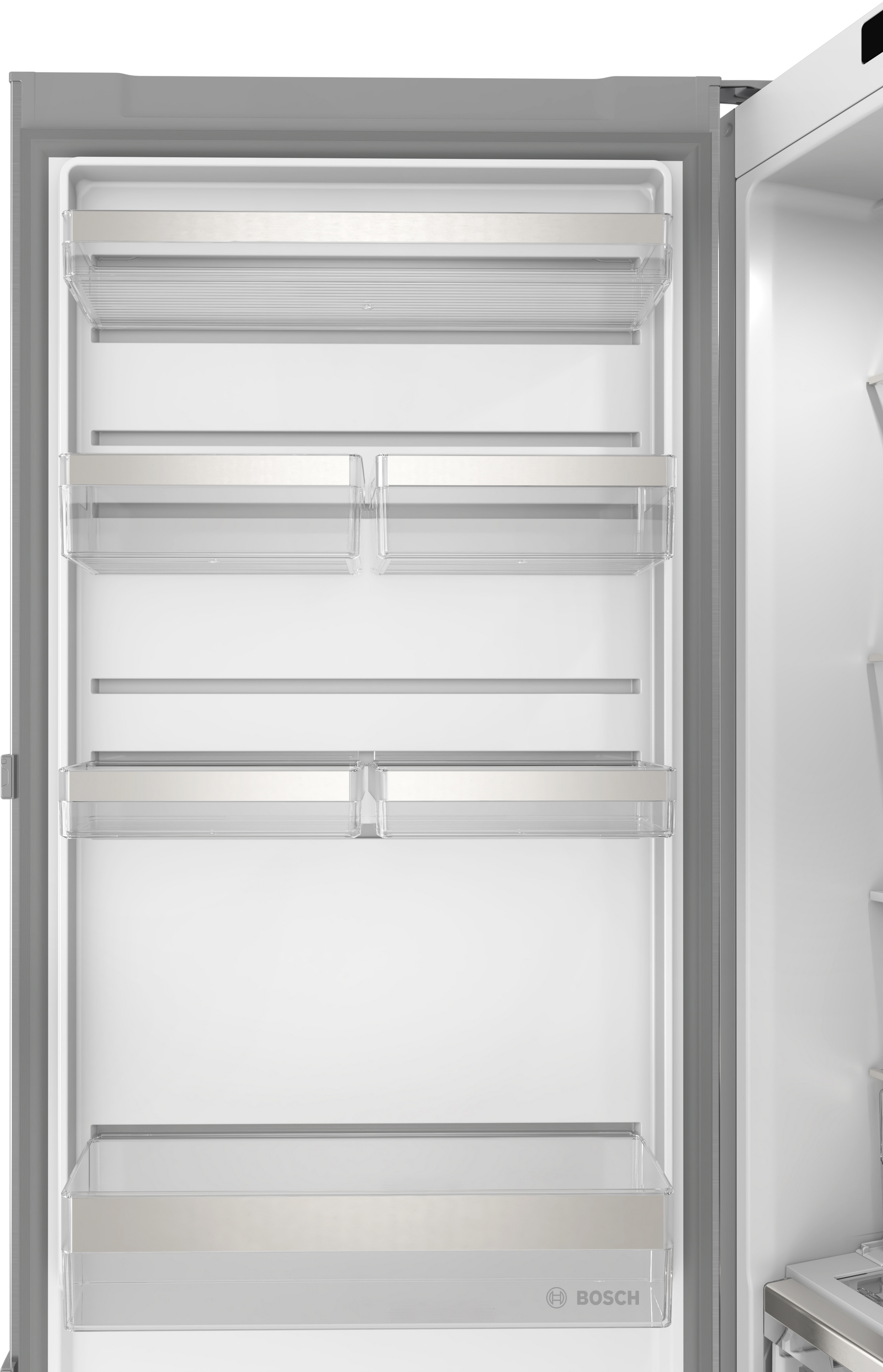 Series 6, free-standing fridge, 186.2 x 59.5 cm, Brushed steel (with anti-fingerprint), KSN36AICM