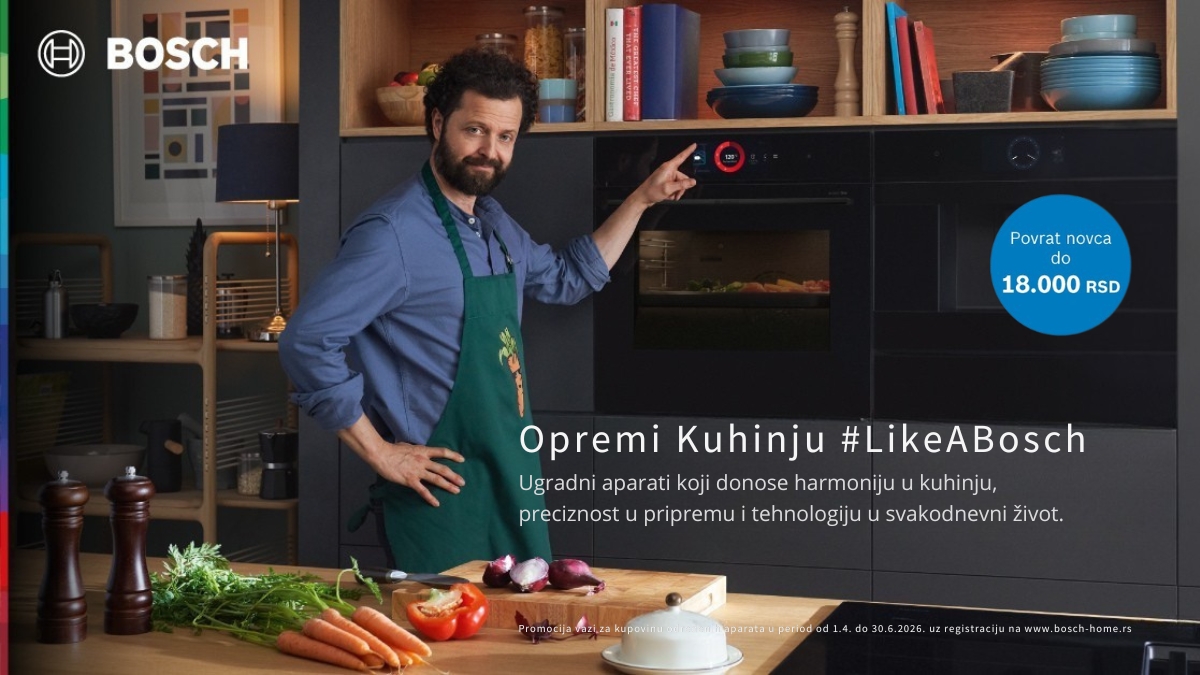 Povrat novca opremi kuhinju #likeabosch