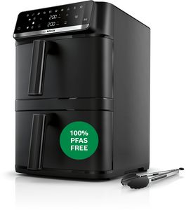 Series 6, Double Stack Drawer Air Fryer, Black, MAFD661B7