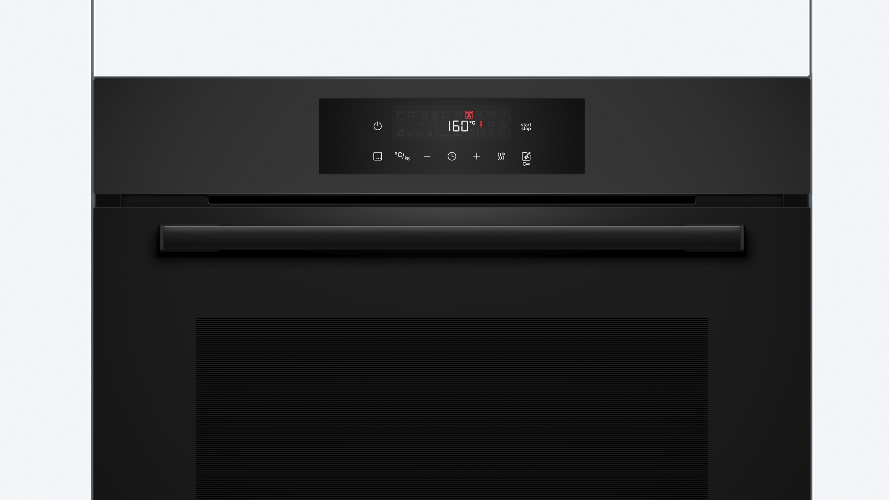 Series 4, Built-in oven, 60 x 60 cm, Matt Black, HBA572EM3