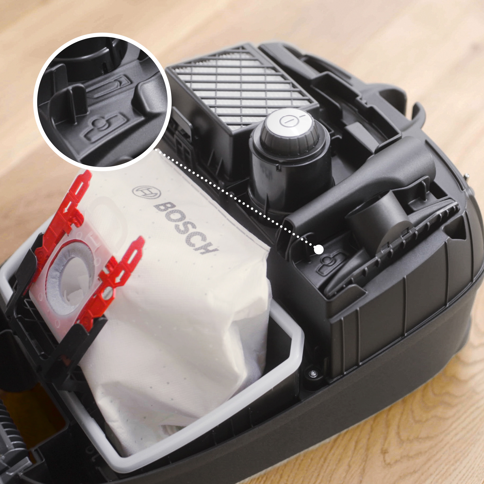 Series 4, Bagged vacuum cleaner, ProPower, Black, BGB41POW2