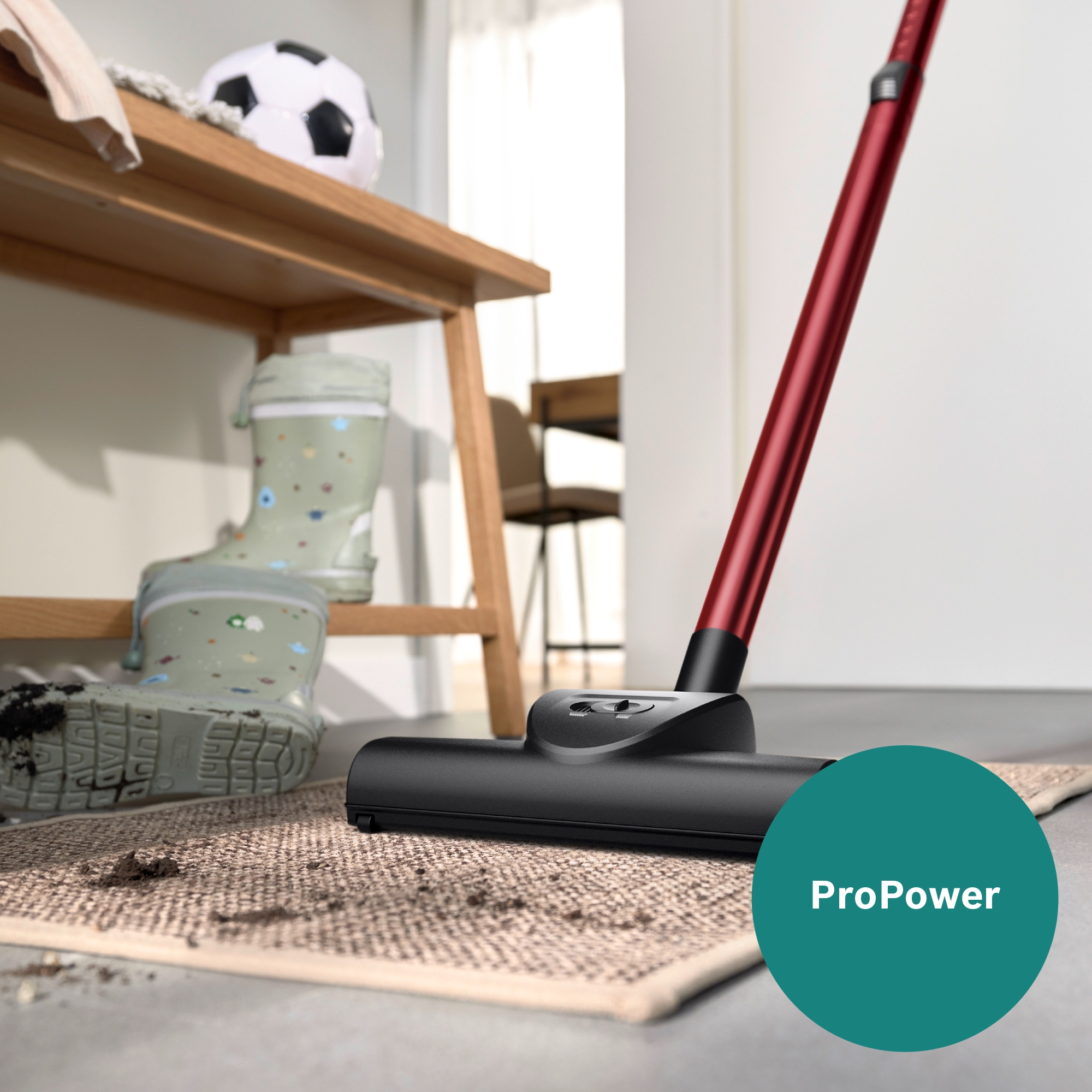 Series 4, Bagged vacuum cleaner, ProPower, Black, BGB41POW2