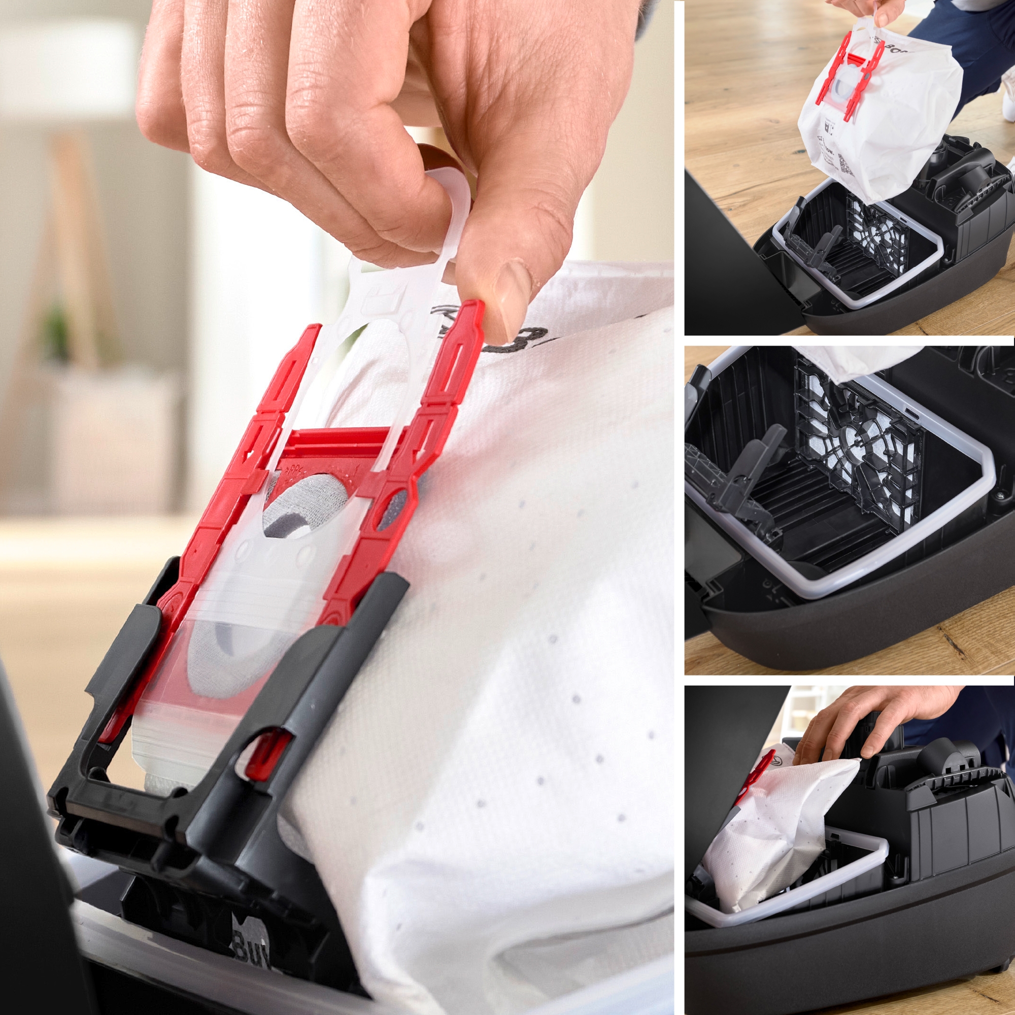 Series 4, Bagged vacuum cleaner, ProPower, Black, BGB41POW2
