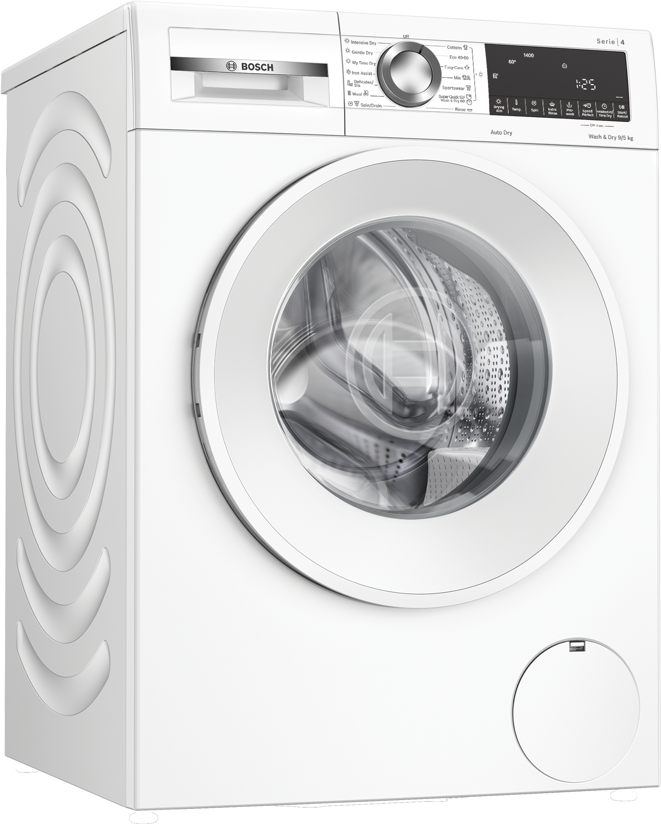 Series 4, washer-dryer, 9/5 kg, 1400 rpm, WNA14401BY