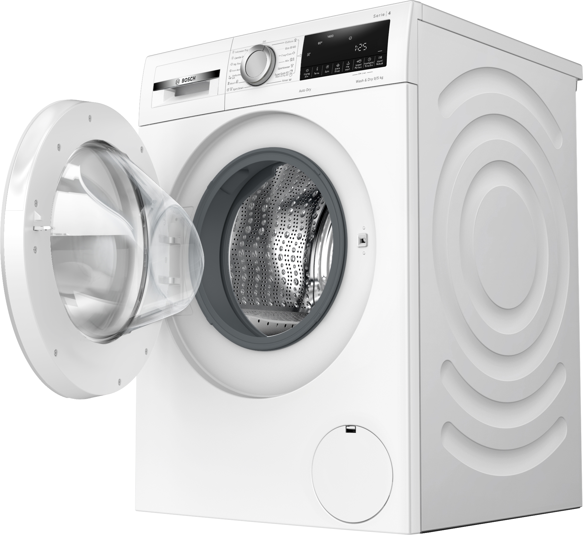 Series 4, washer-dryer, 9/5 kg, 1400 rpm, WNA14401BY
