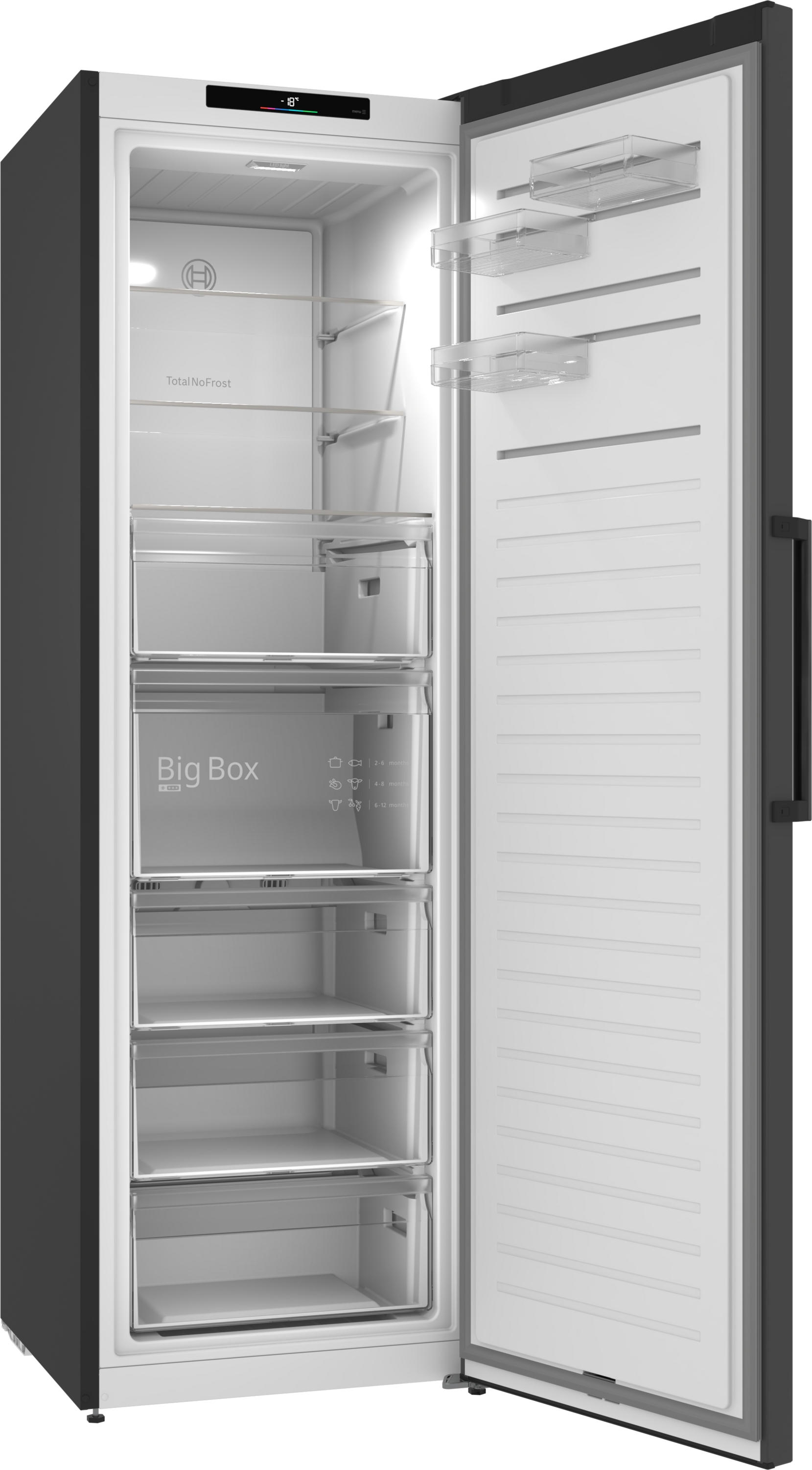 Vertikalni zamrzivač Serija 4 186.2 x 59.5 cm GSN36VCCG siva