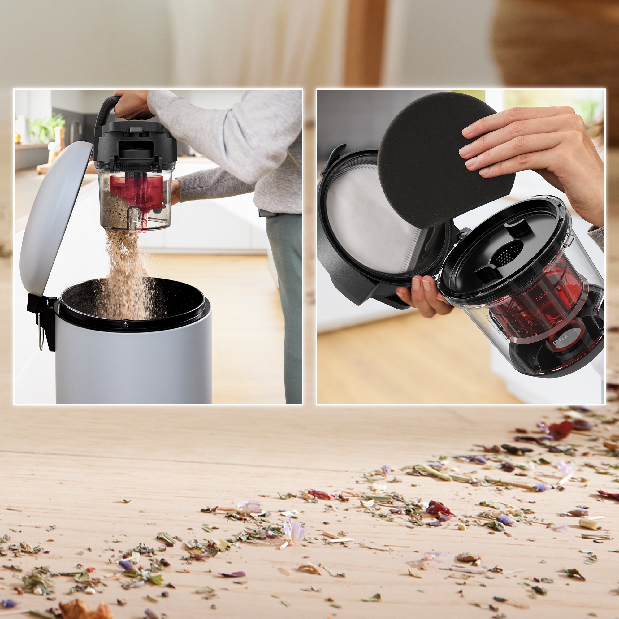 Series 2, Bagless vacuum cleaner, Red, BGS05LRD2