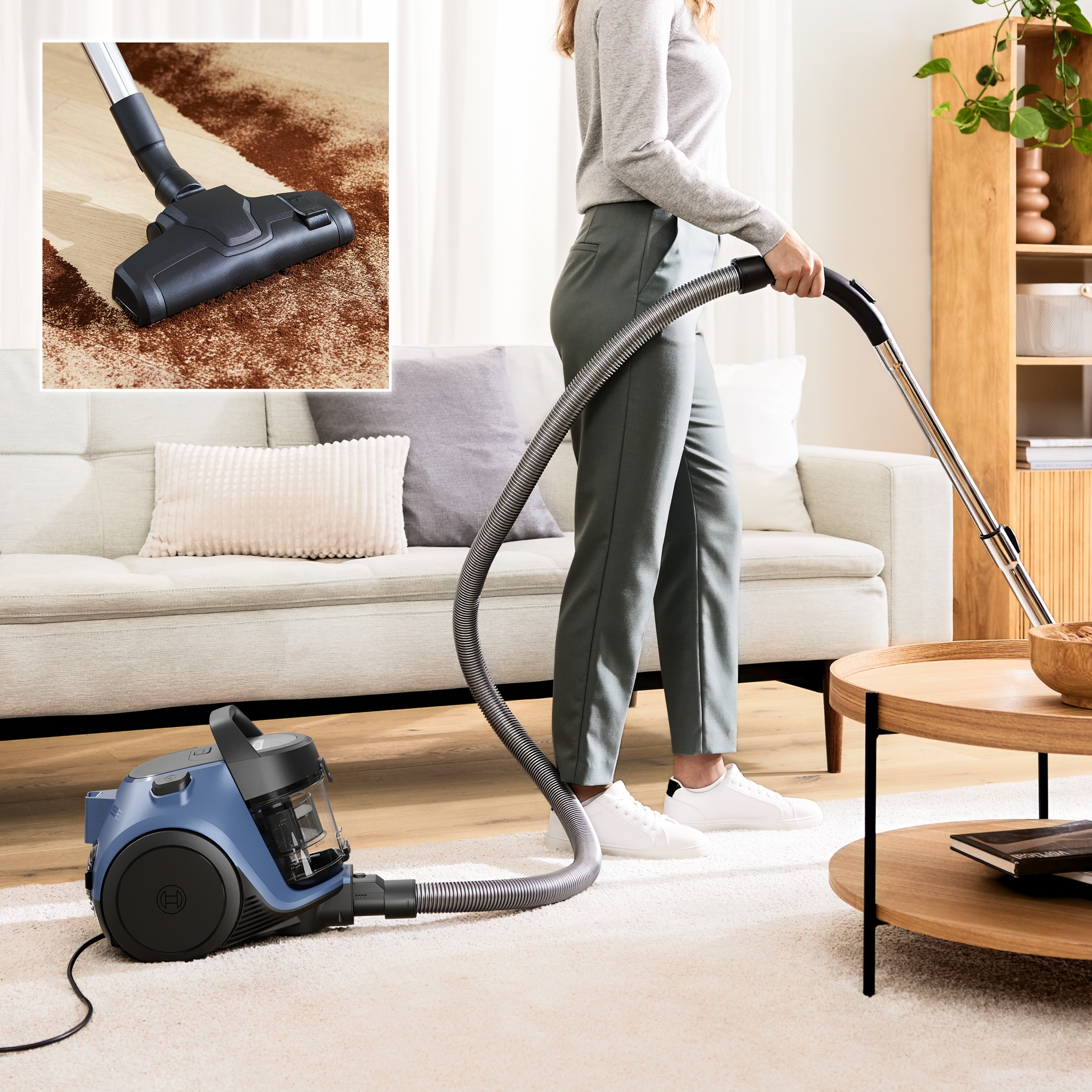 Series 2, Bagless vacuum cleaner, Blue, BGC05LBU2