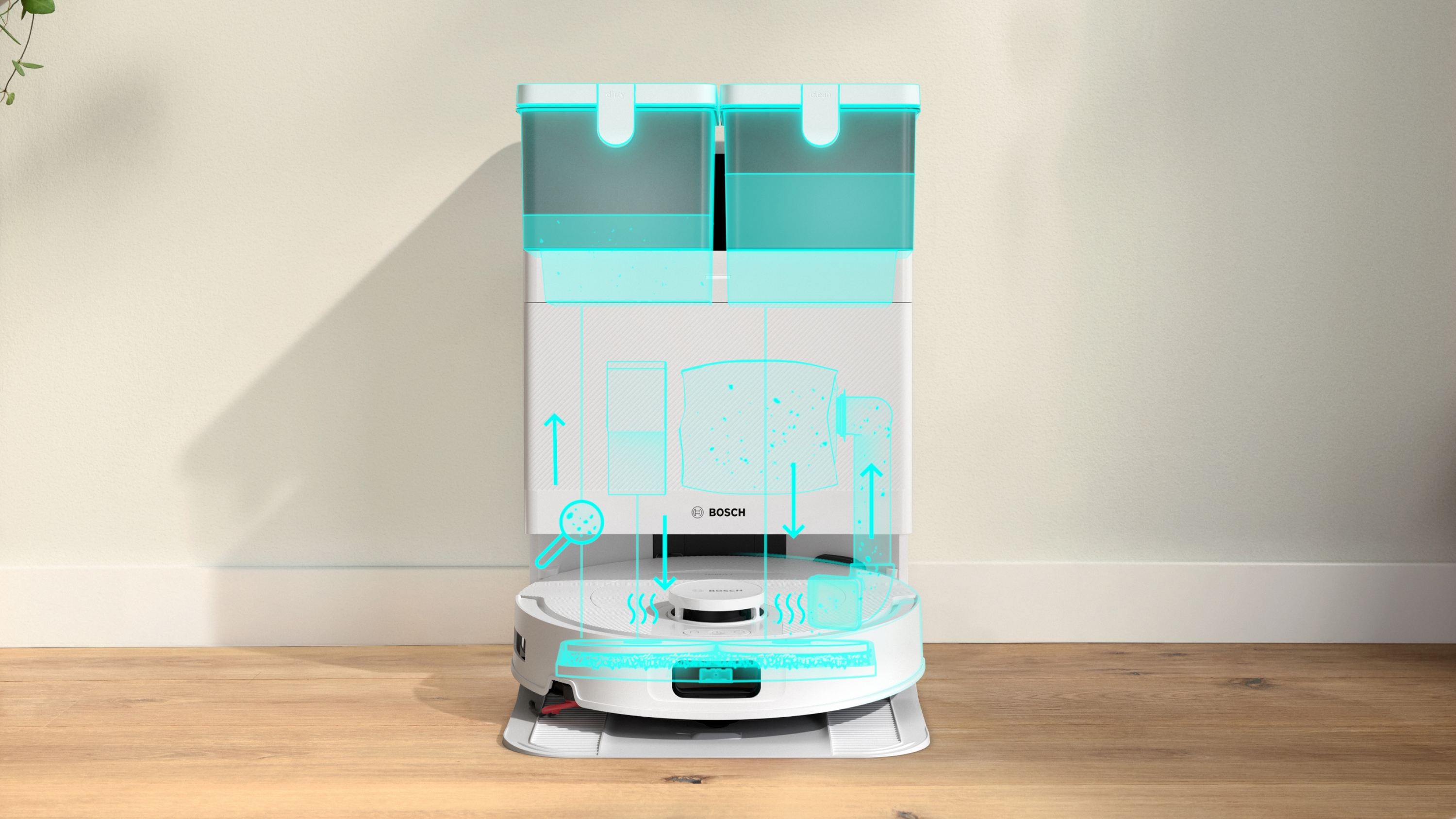 Robot vacuum cleaner, Spotless 2, BCR2S1W