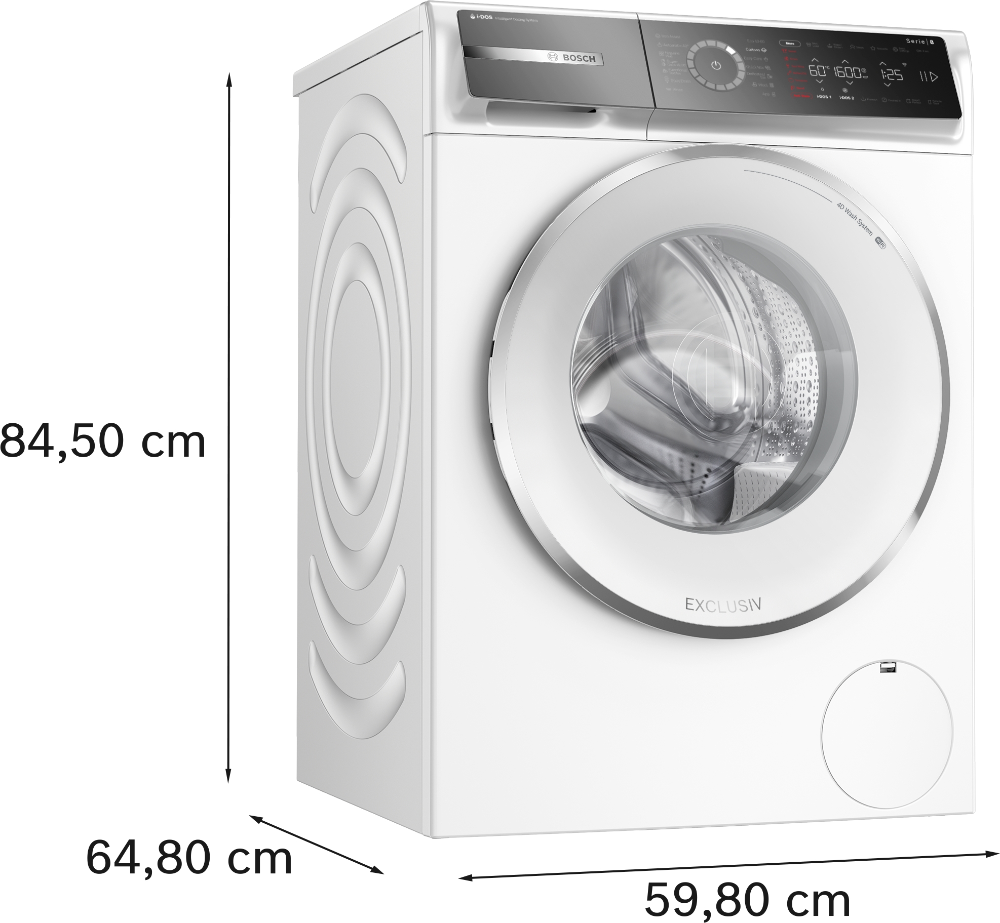 Serija 8, Mašina za pranje veša, punjenje spreda, 11 kg, max. 1600 obrtaja u minuti, WGB266A6BY