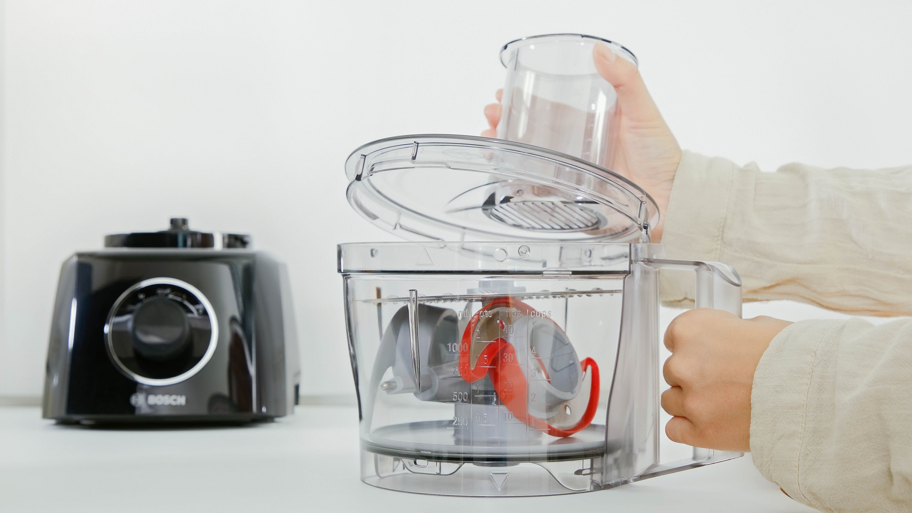 Food processor, MultiTalent 3, 800 W, Black, Black, MCM3231B