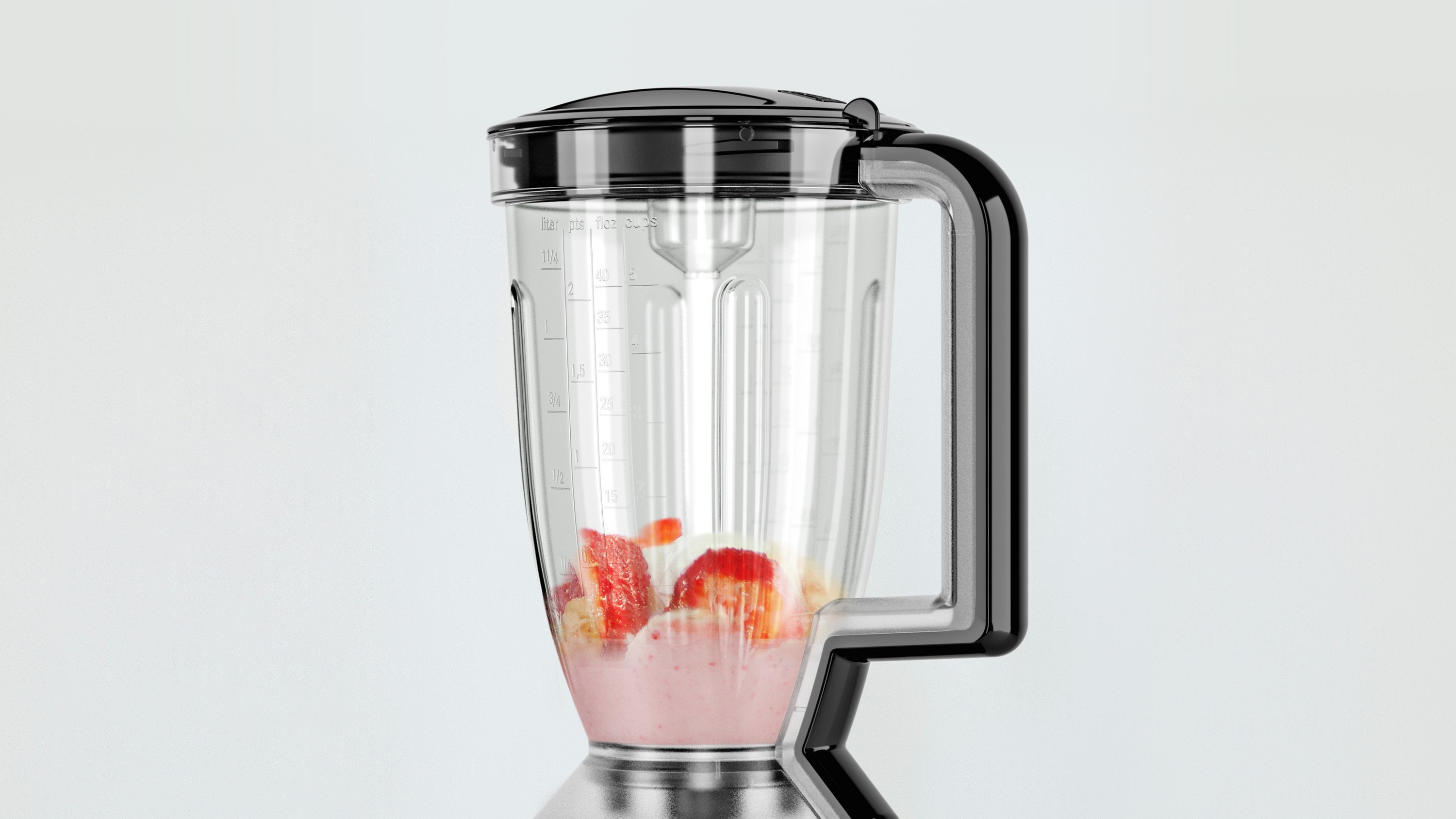 Food processor, MultiTalent 3, 800 W, Black, Brushed stainless steel, MCM3531M