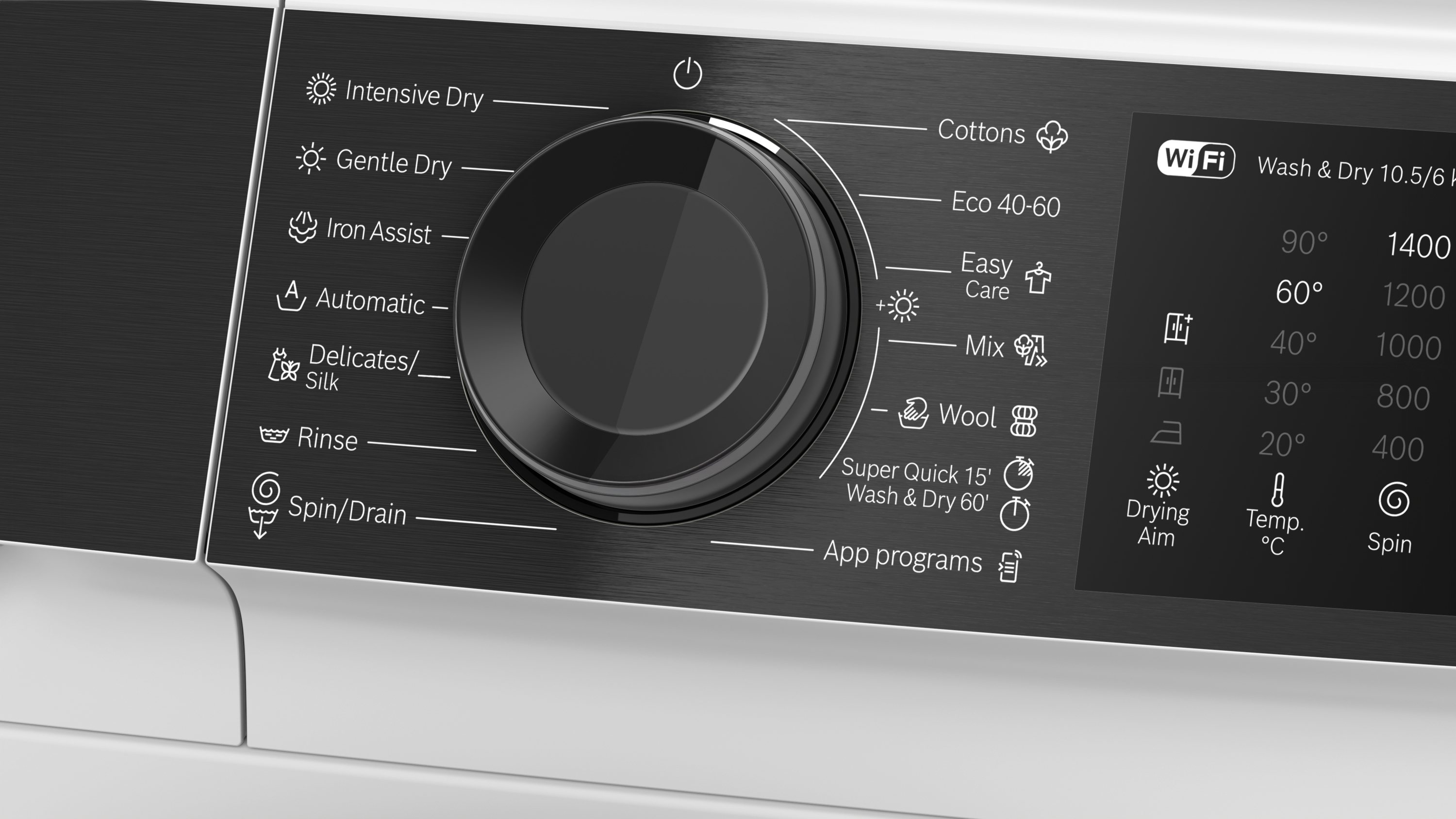 Series 6, washer-dryer, 10.5/6 kg, 1400 rpm, WNG25401BY