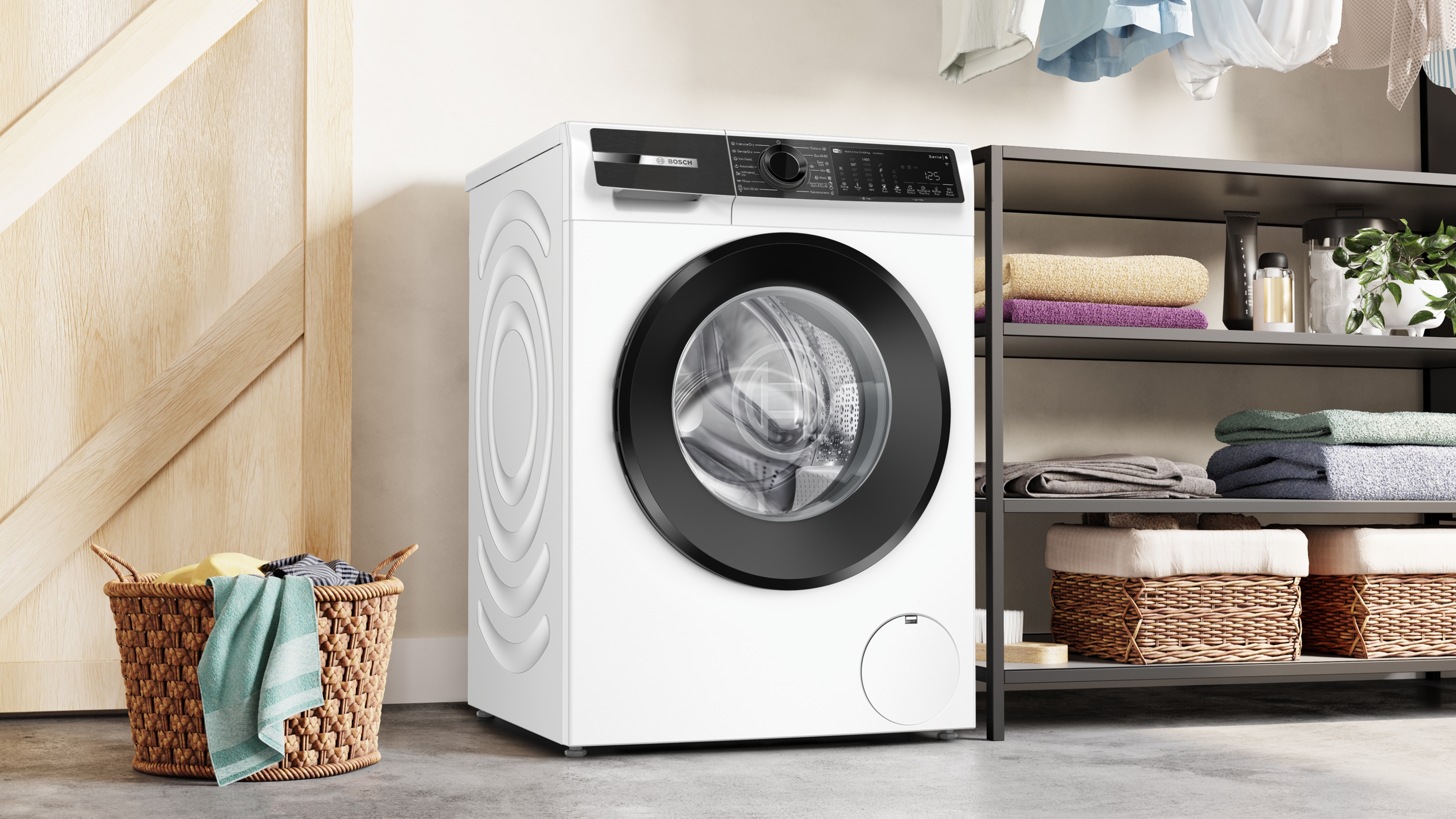 Series 6, washer-dryer, 10.5/6 kg, 1400 rpm, WNG25401BY