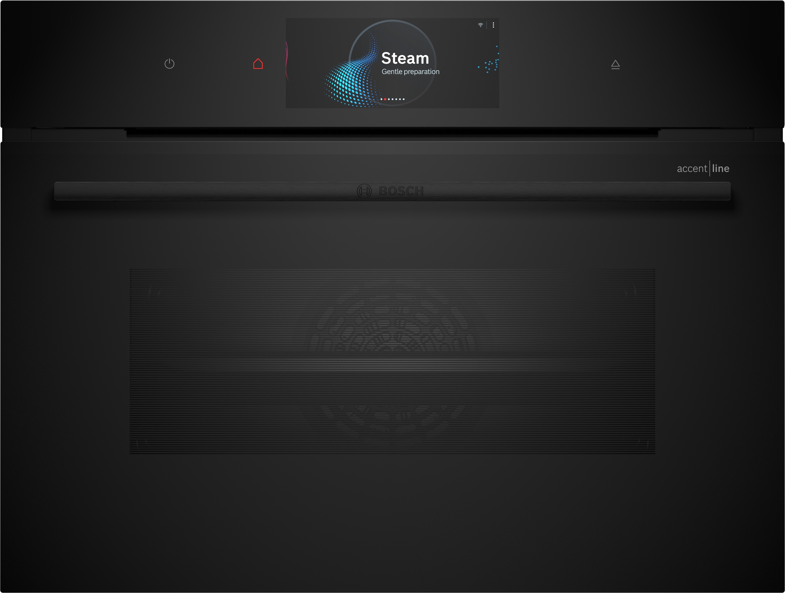 Series 8, Built-in compact oven with steam function, 60 x 45 cm, Black, CSG938DB2